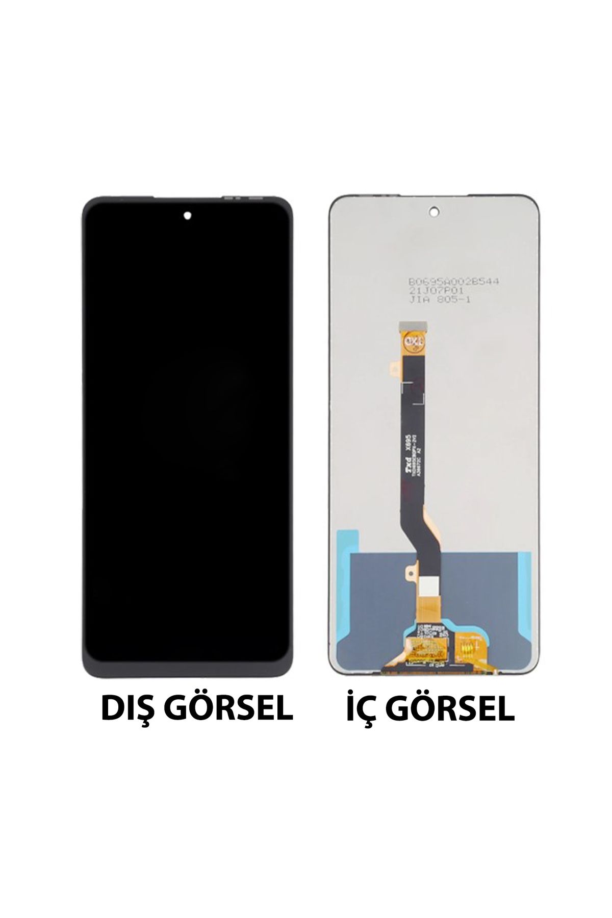 Teknonet Tecno Pova 5 Uyumlu Org Lcd+Dokunmatik (Siyah)