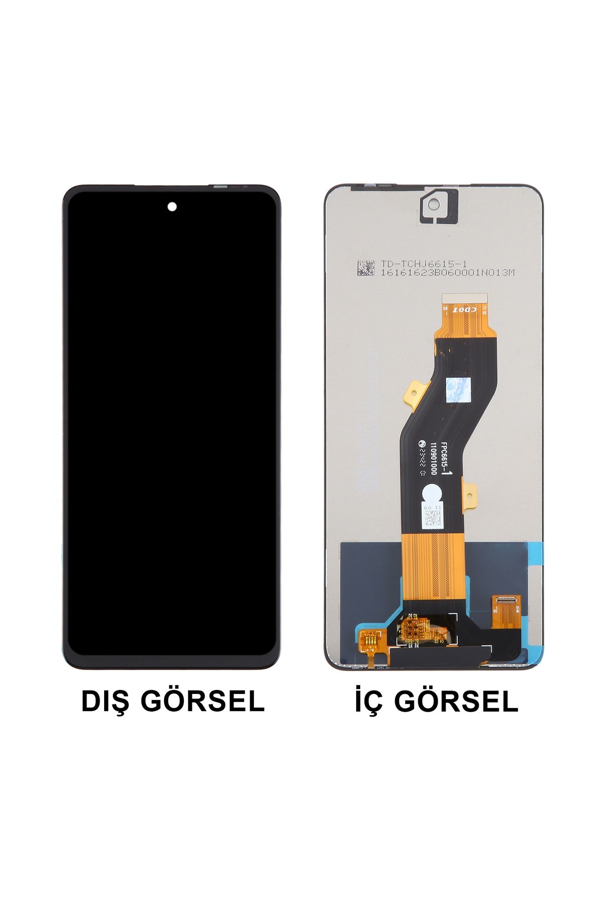 Teknonet Tecno Spark 20 Uyumlu Org Lcd+Dokunmatik (Siyah)