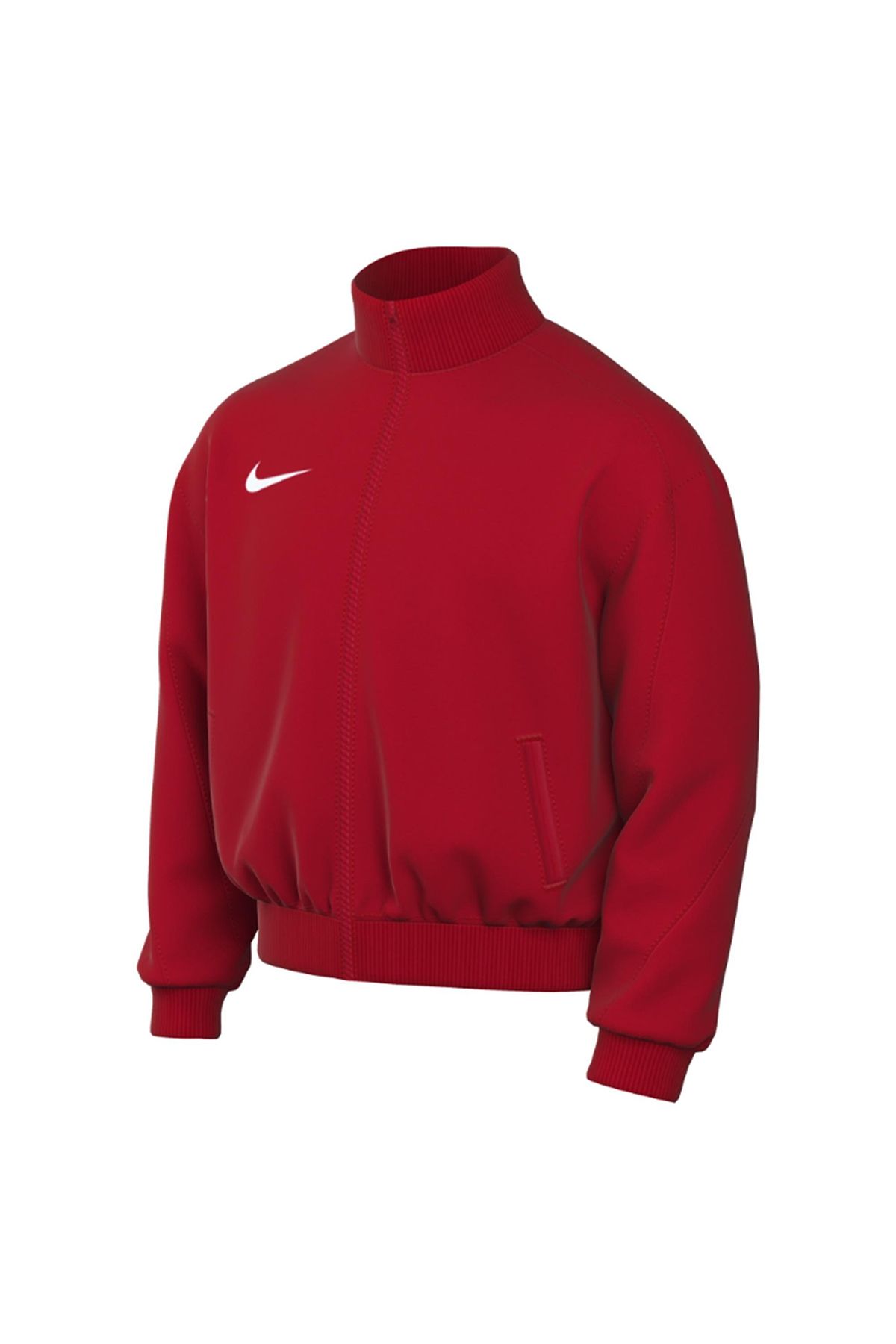 Nike Dri-Fit Strike 24 Track Erkek Kırmızı Dik Yaka Ceket