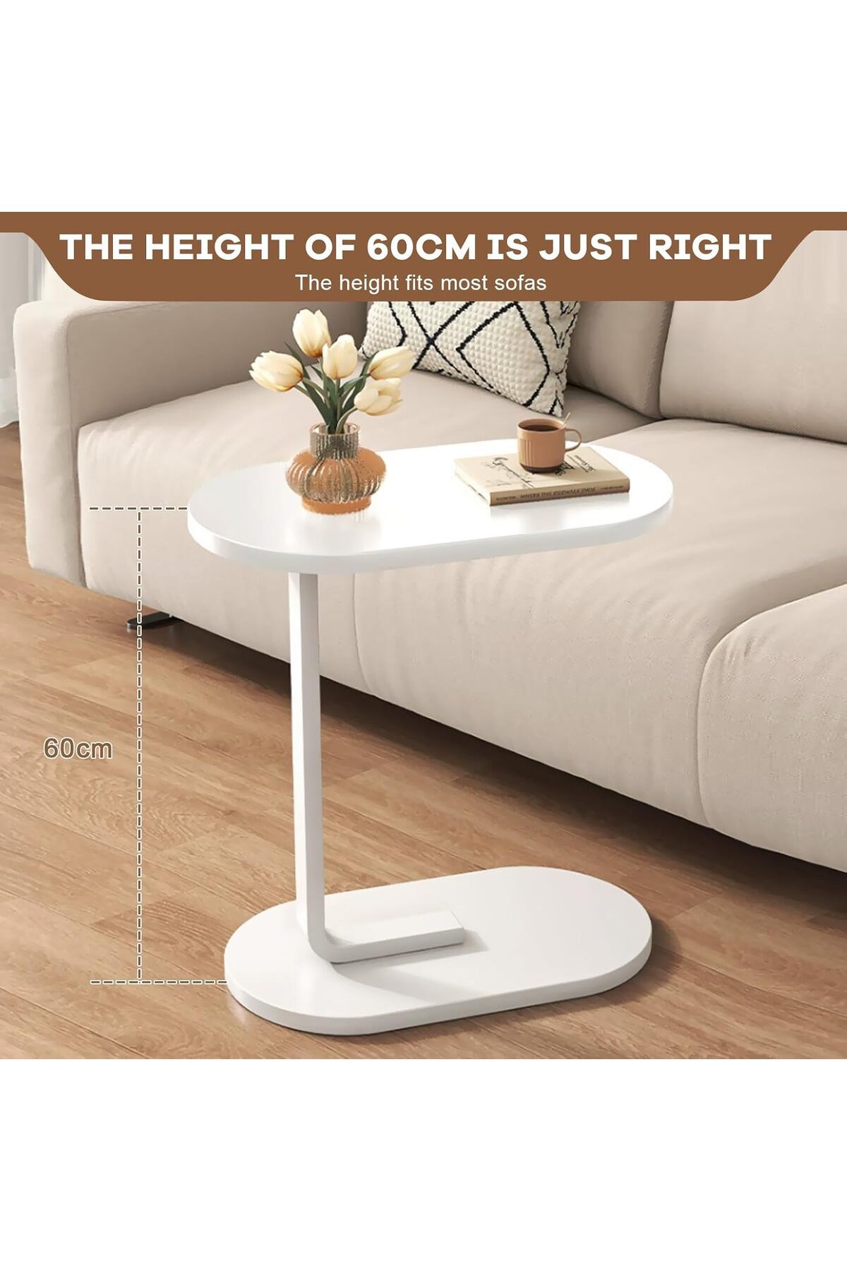 Generic-Side Tables for Small Spaces，Sofa Side Table Small Coffee Table Anti-Rust Waterproof, End Tables 9