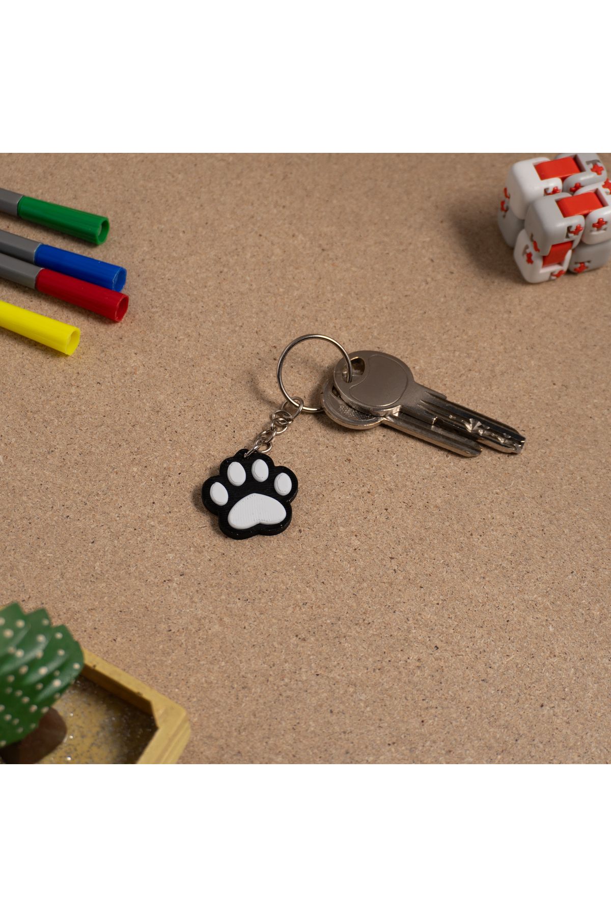 Craftory 3D Sevimli Pati Anahtarlık