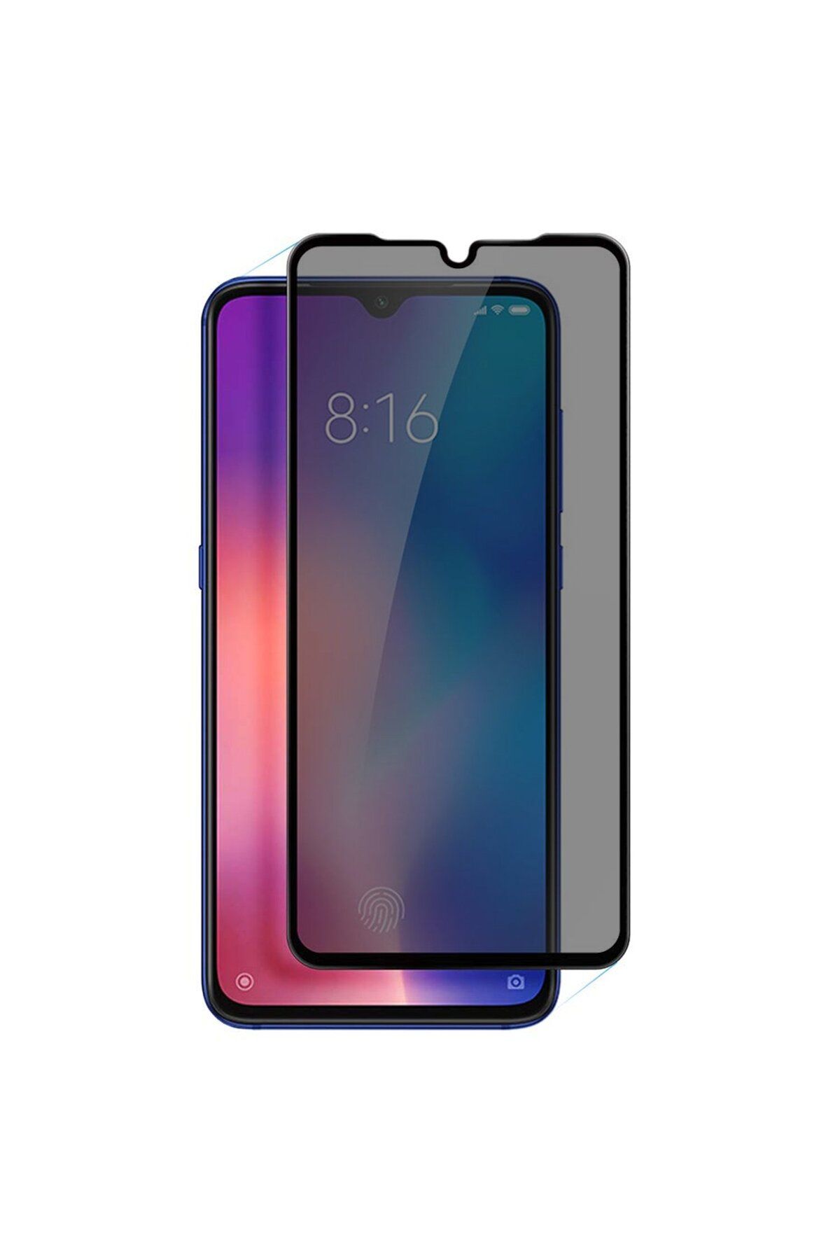 Ehr. Ehr. Xiaomi Mi 9 ile Uyumlu 5D Hayalet Ekran Koruyucu Cam