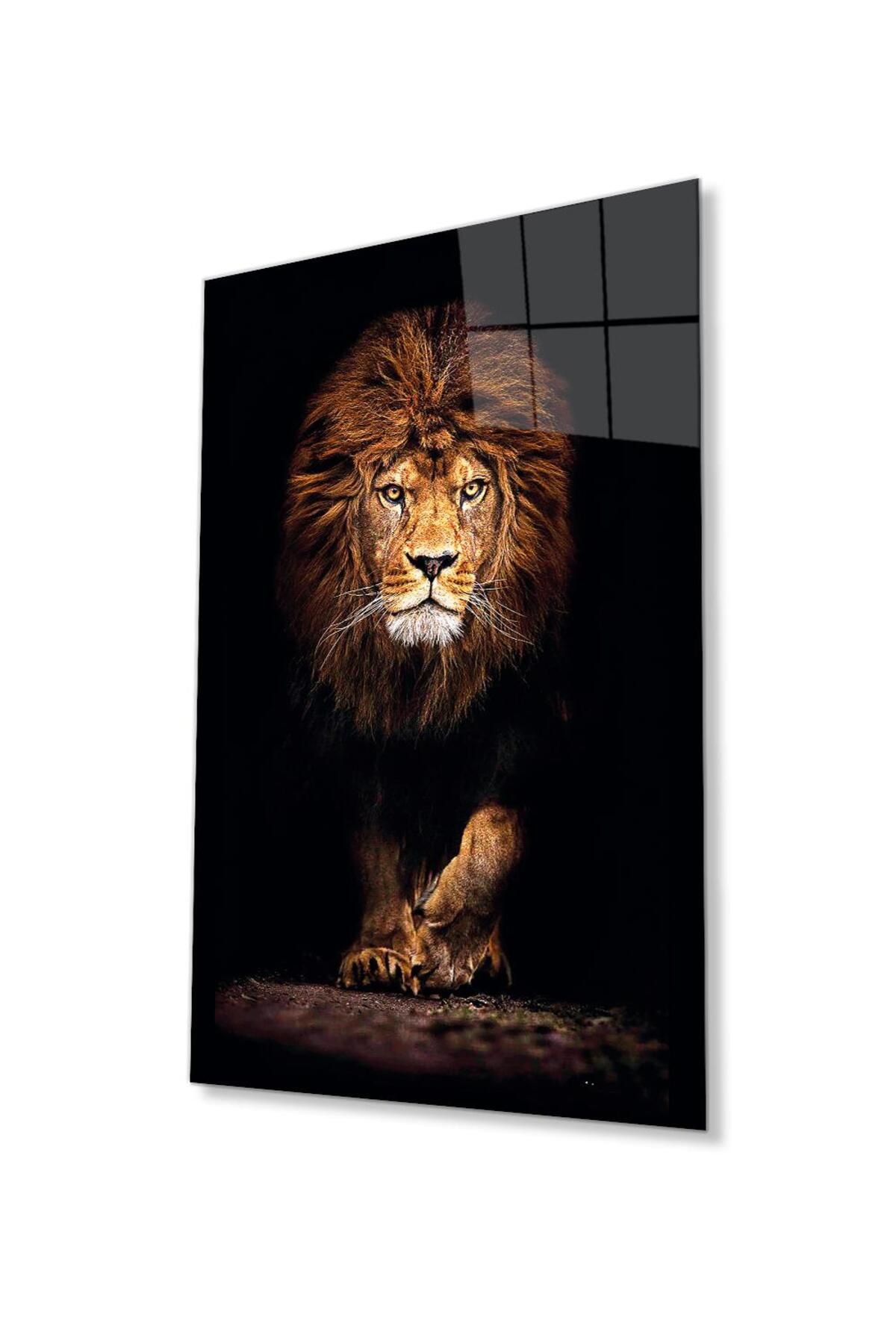 idealizbiz Aslan Cam Tablo 4mm Dayanıklı Temperli Cam