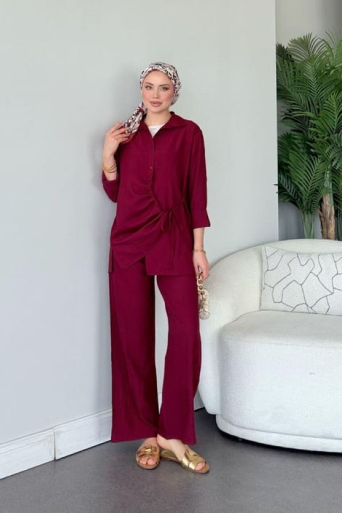 Sezi Moda Giyim Arya Pantolonlu Takım