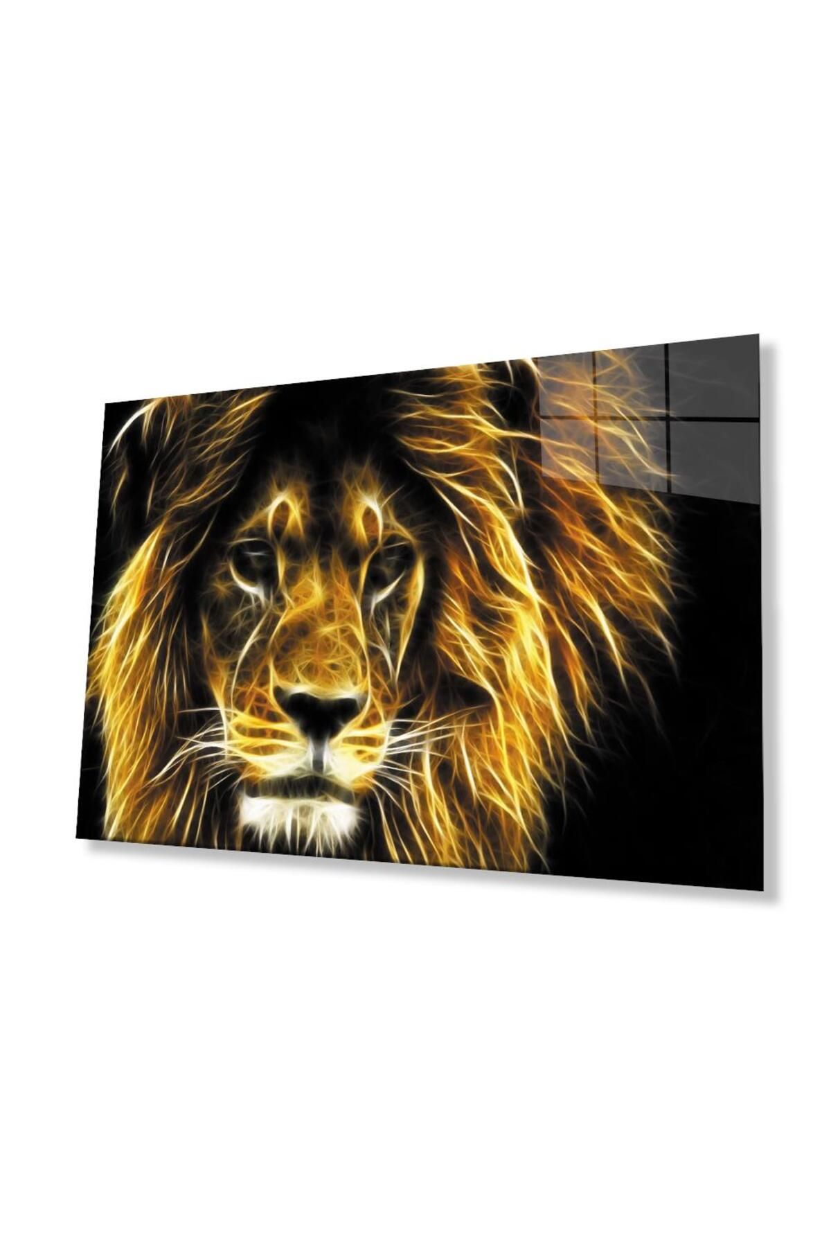 idealizbiz Aslan Cam Tablo 4mm Dayanıklı Temperli Cam