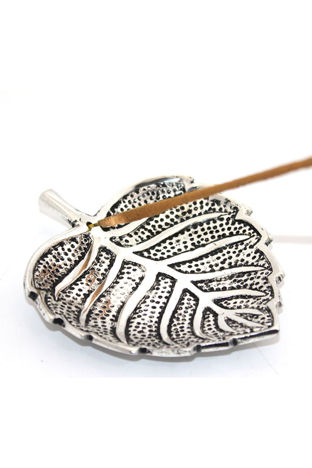 Butik Metal Yaprak Tasarımlı Tütsülük Model 2