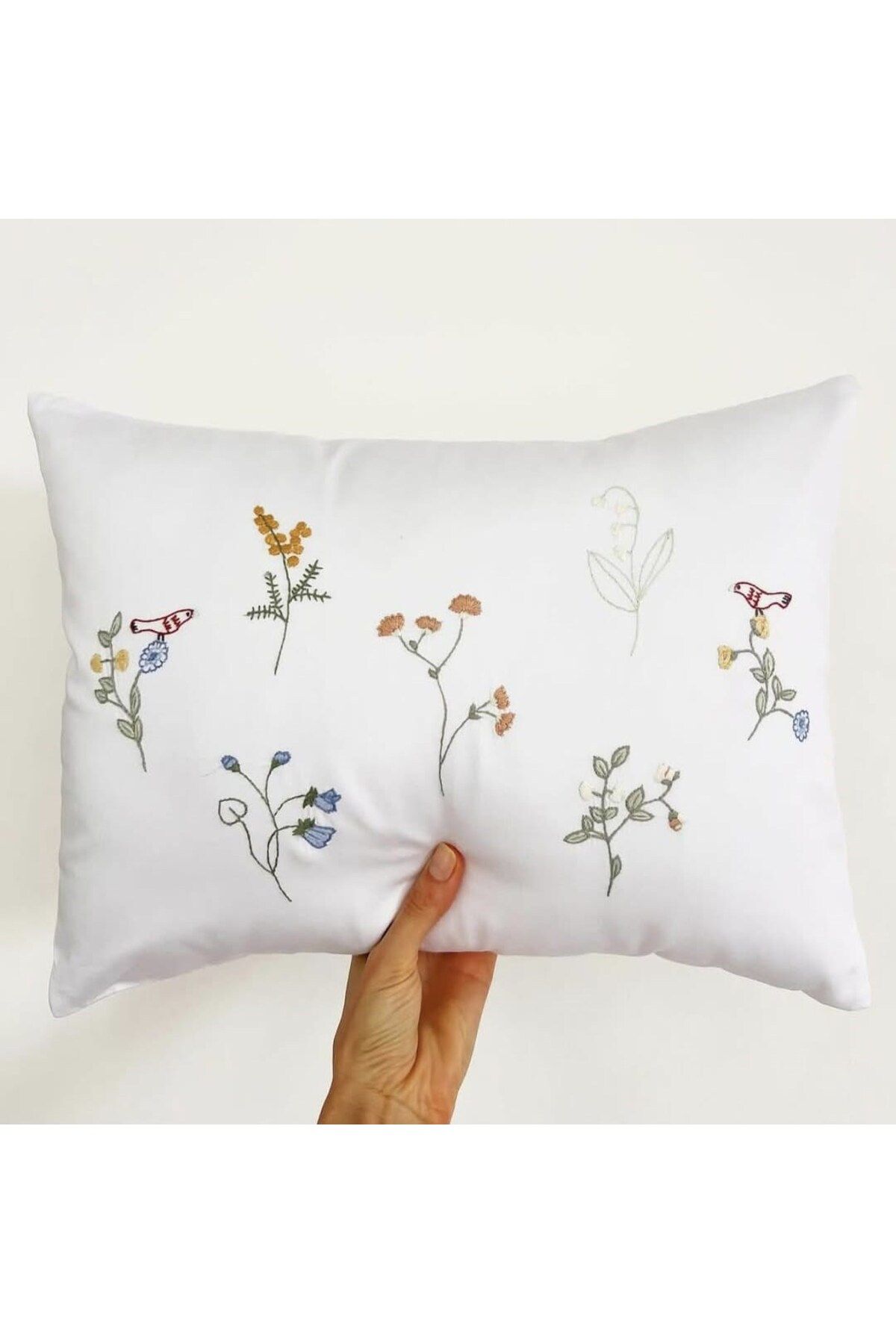 Tly Home Textiles YASTIK KILIFI (NAKIŞ İŞLEMELİ)