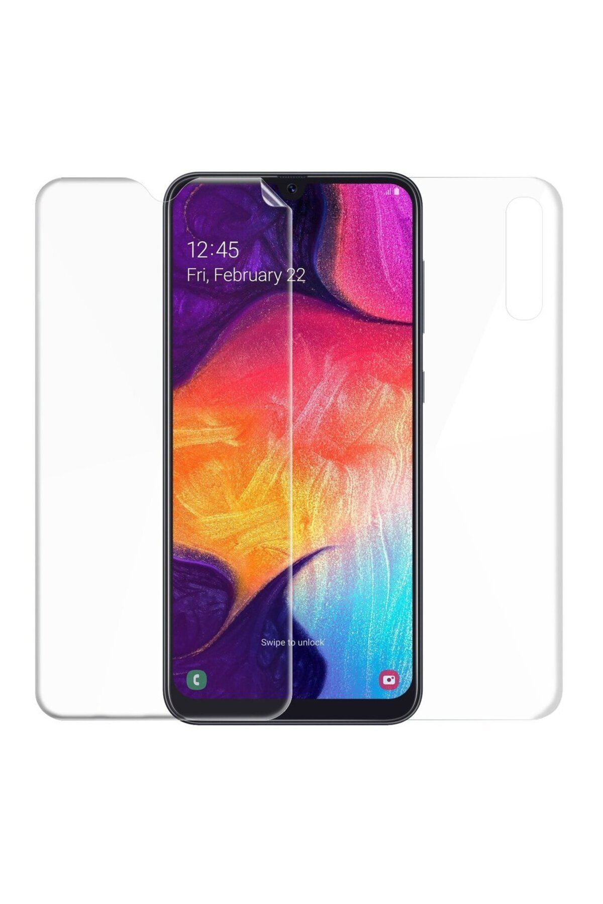 Ehr. Ehr. Samsung Galaxy A30S ile Uyumlu Ön Arka Koruma Full Body Jelatin