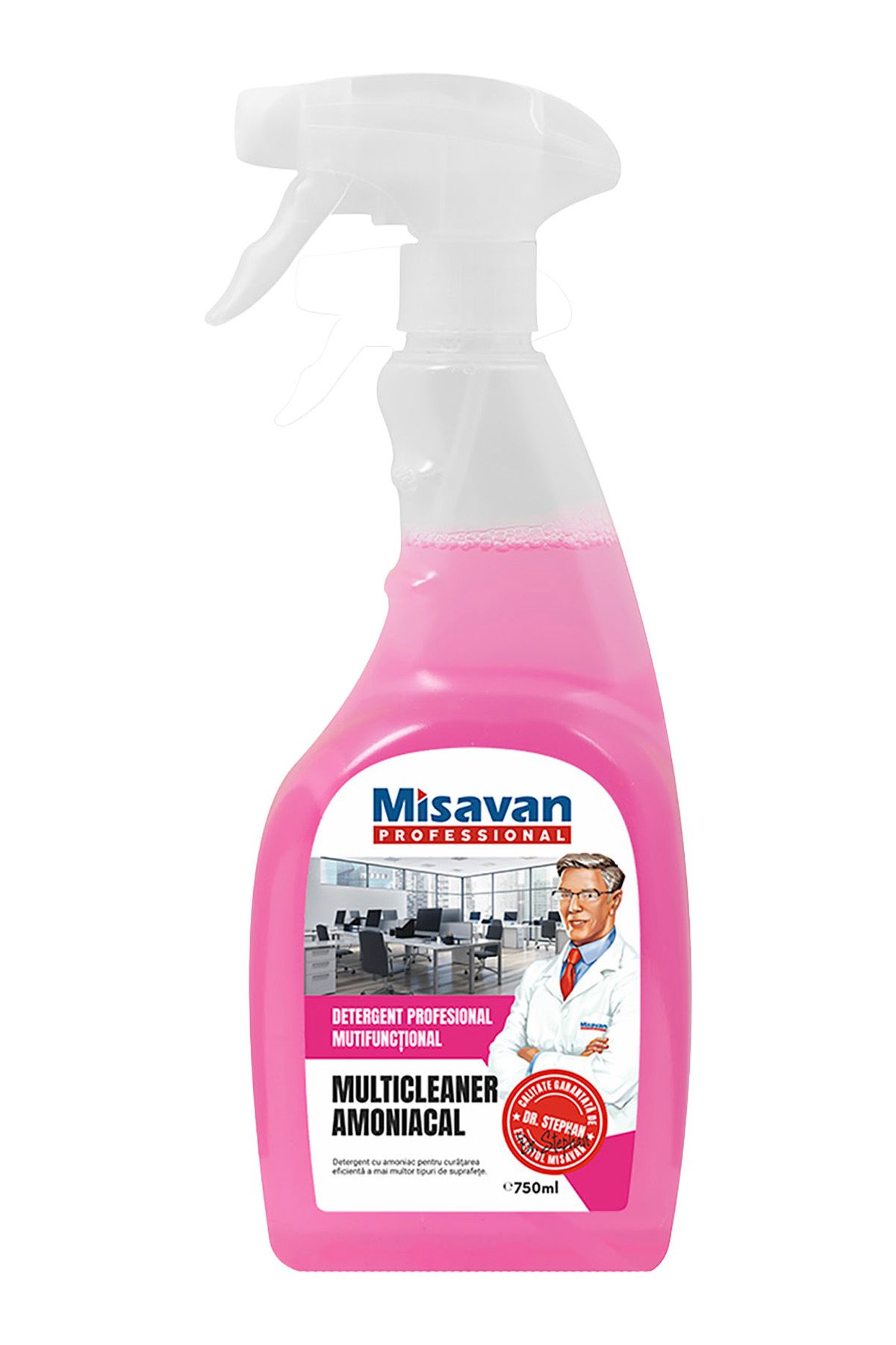 Misavan-Soluție multi-suprafețe Dr. Stephan Multicleaner cu amoniac 750 ml 1
