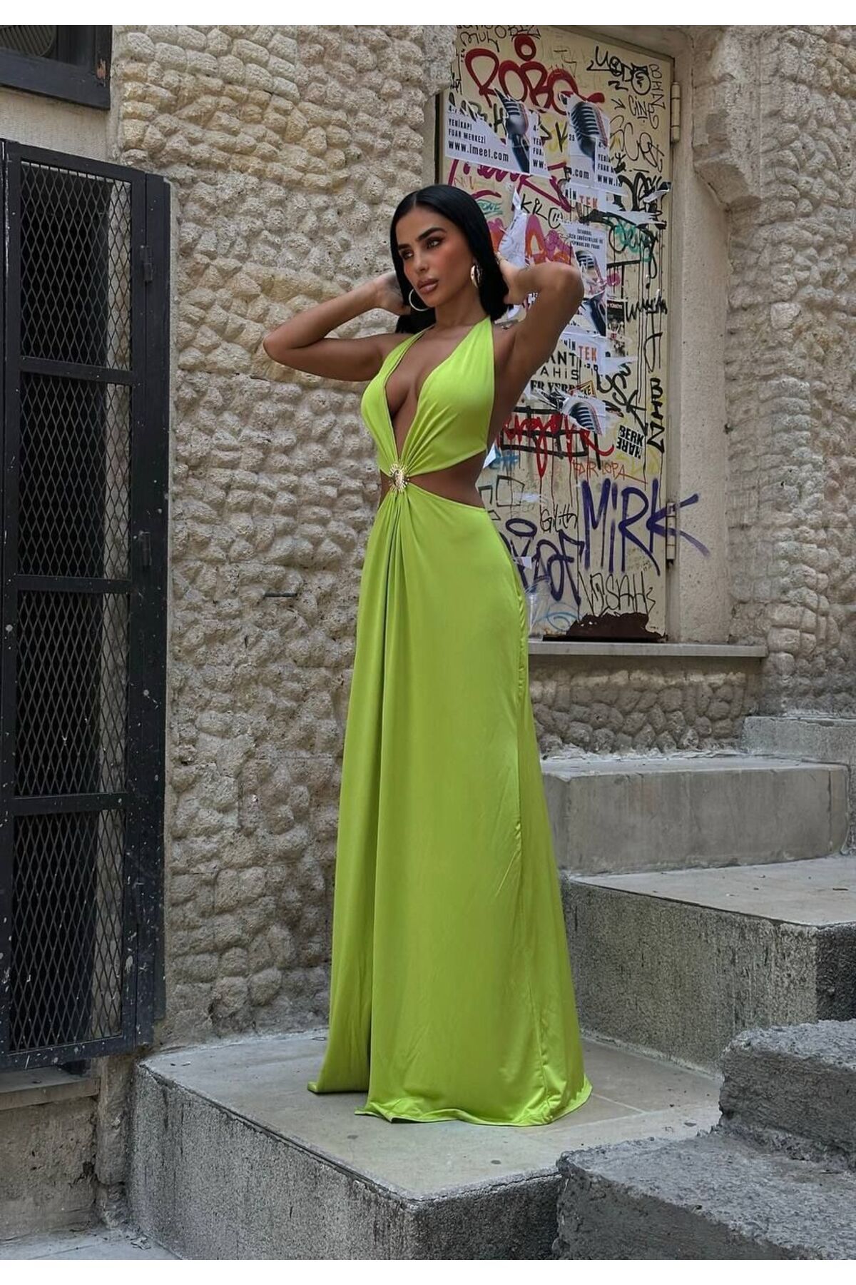 Disi Elbise-L - YEŞİL