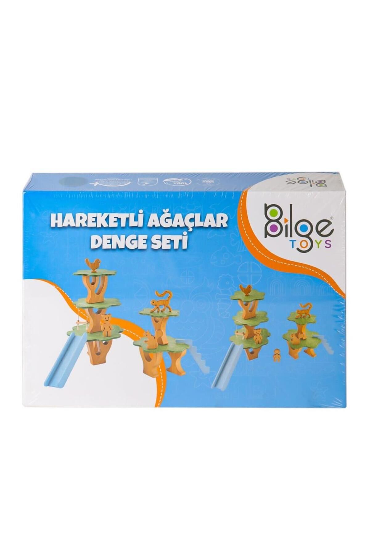 NW NessiWorld Nessiworld BLG-101 Ahşap Hareketli Ağaçlar Denge Seti