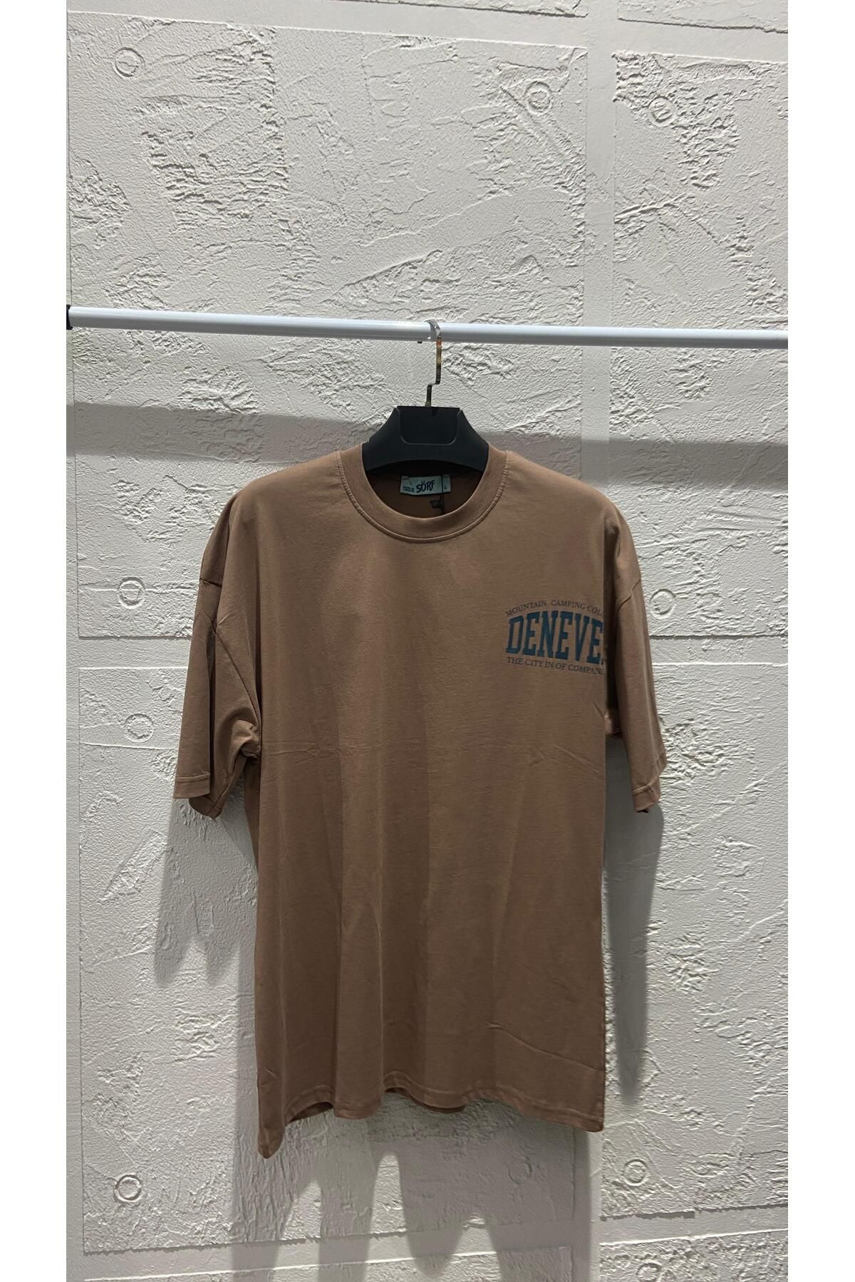 KAREA WEAR DENEVER Baskılı Oversize Erkek T-Shirt