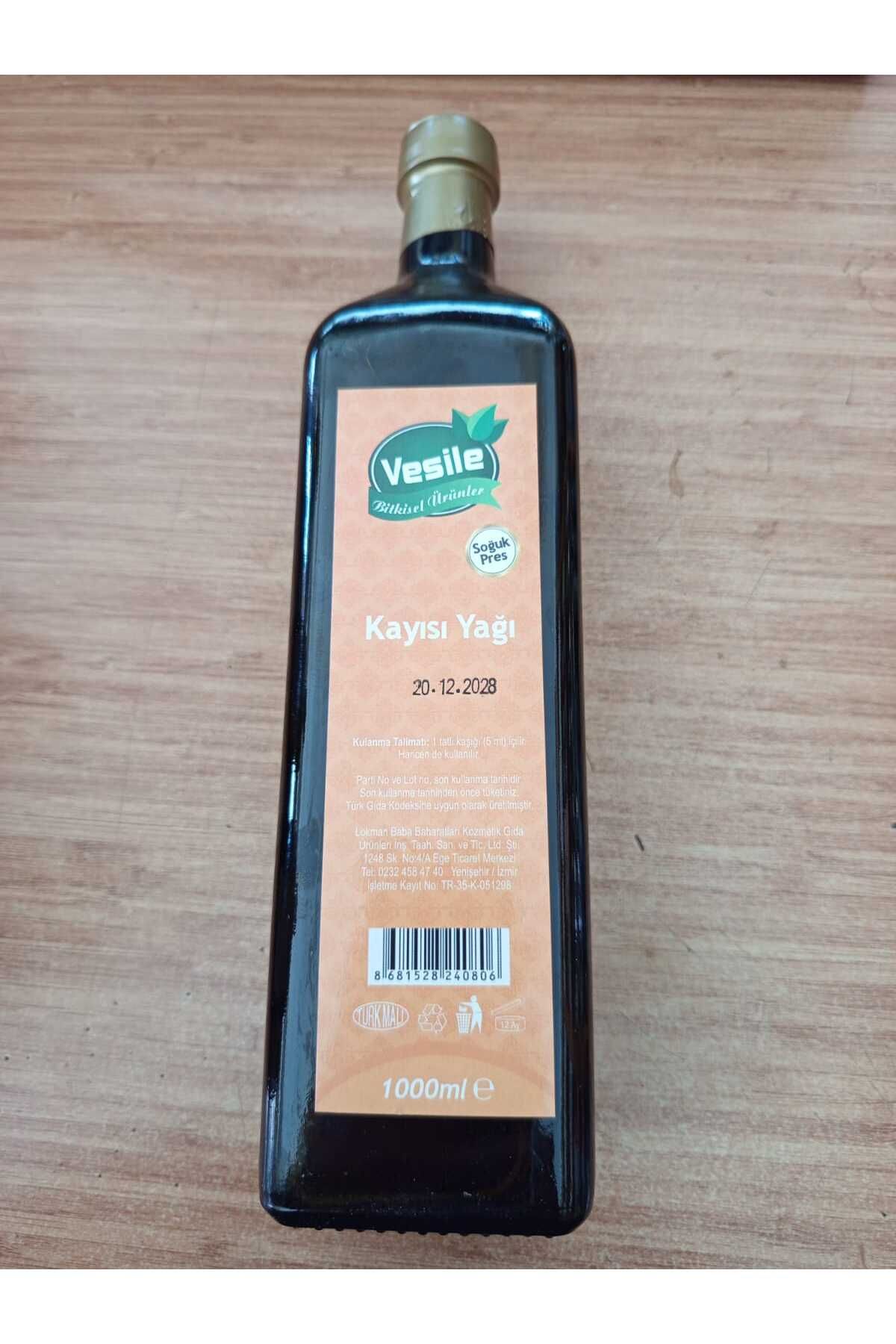 Vesile Kayısı Yağı 1 Lt.