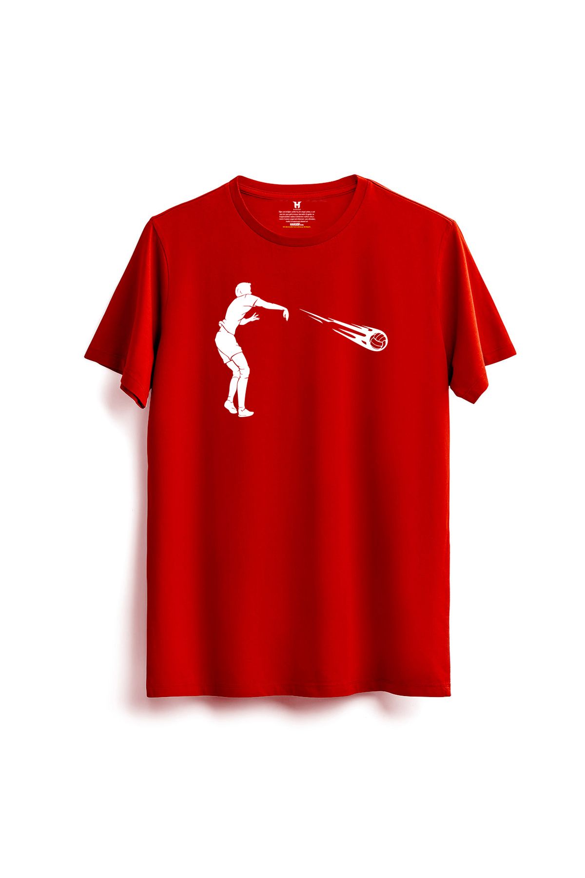 hakuof Pamuklu Voleybol Volleyball Tişört T-shirtü