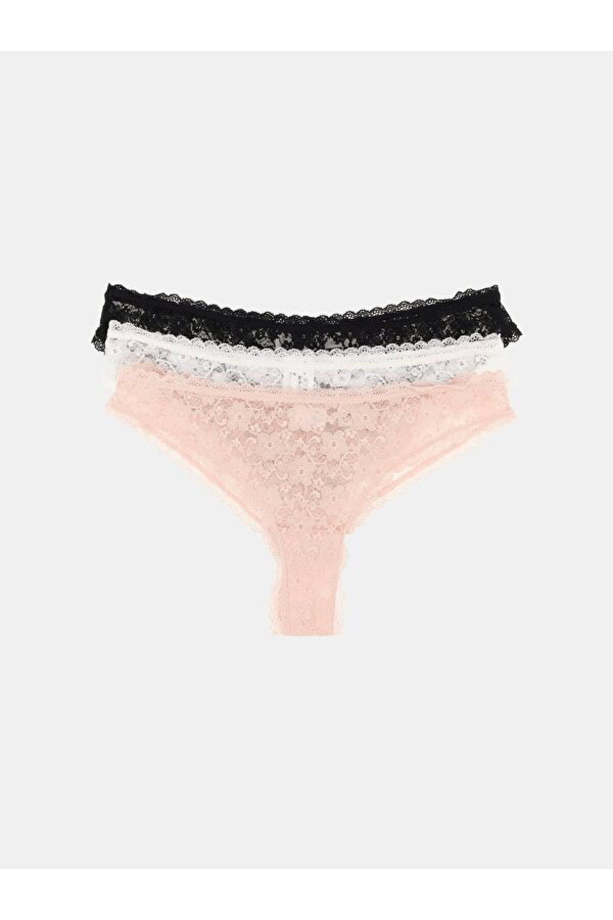 Guess Basic Lace Kadın Brief 3'Lü Külot Paketi