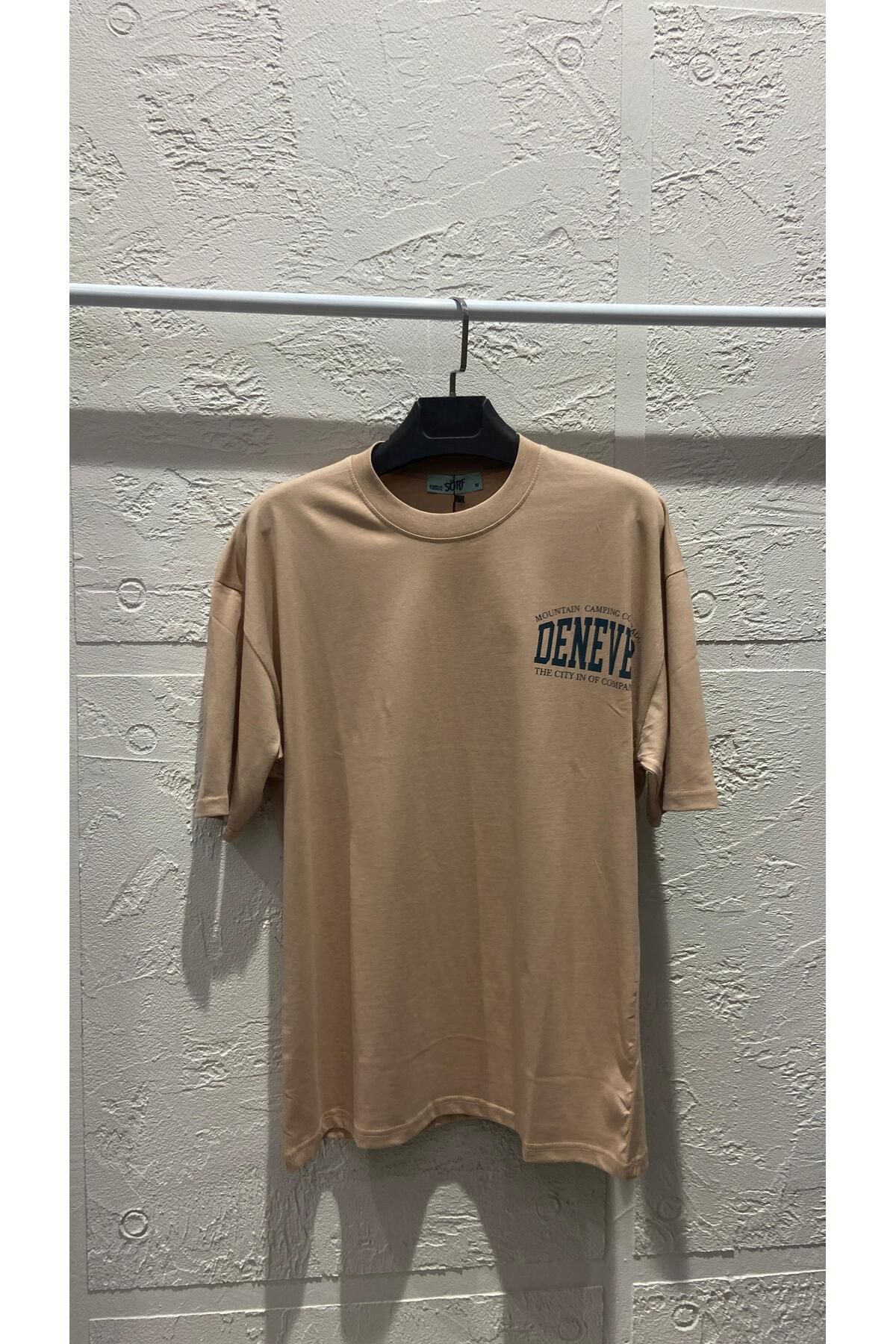 KAREA WEAR DENEVER Baskılı Oversize Erkek T-Shirt