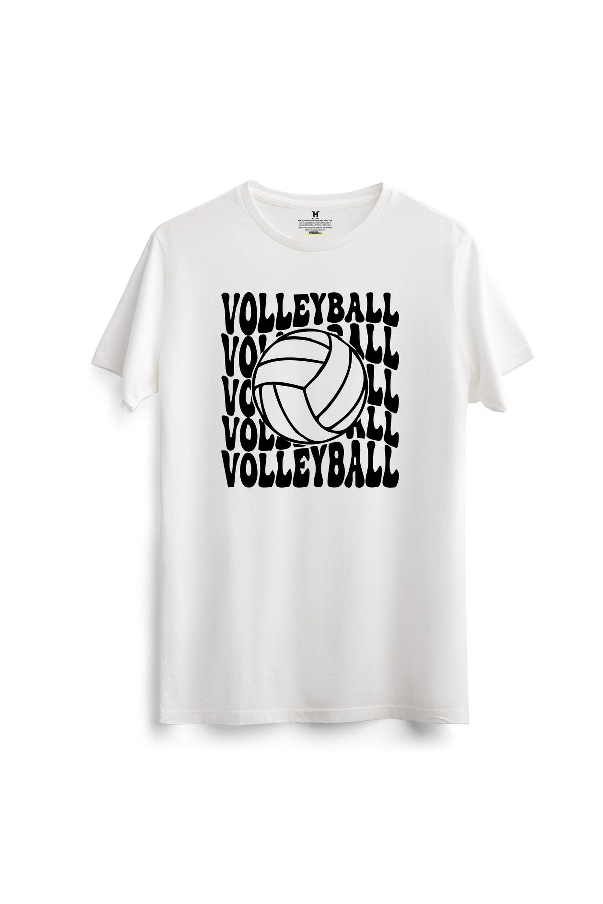hakuof Pamuklu Voleybol Volleyball Spor Tişört T-shirtü