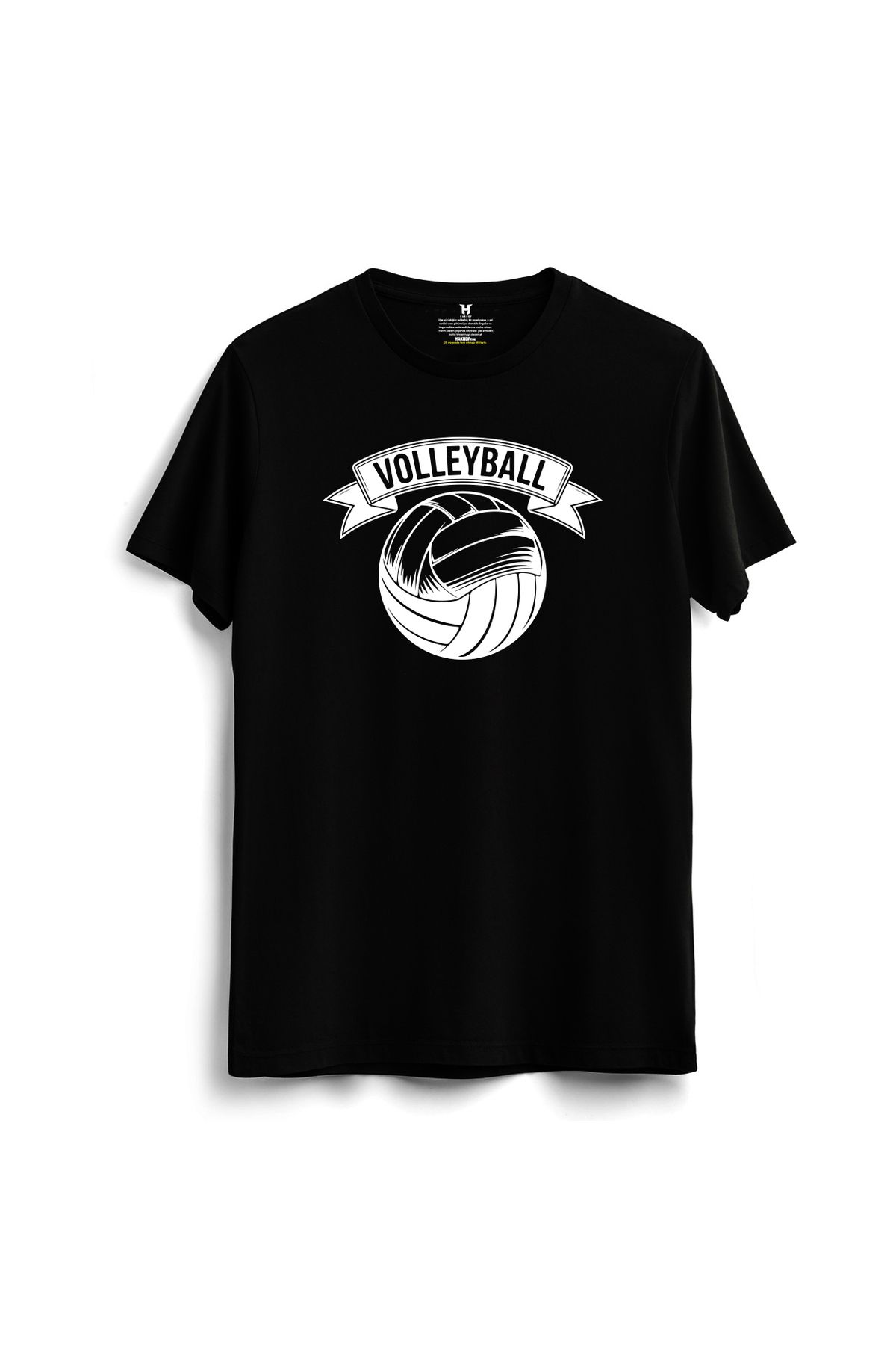 hakuof Pamuklu Voleybol Baskılı Tişört Volleyball Design