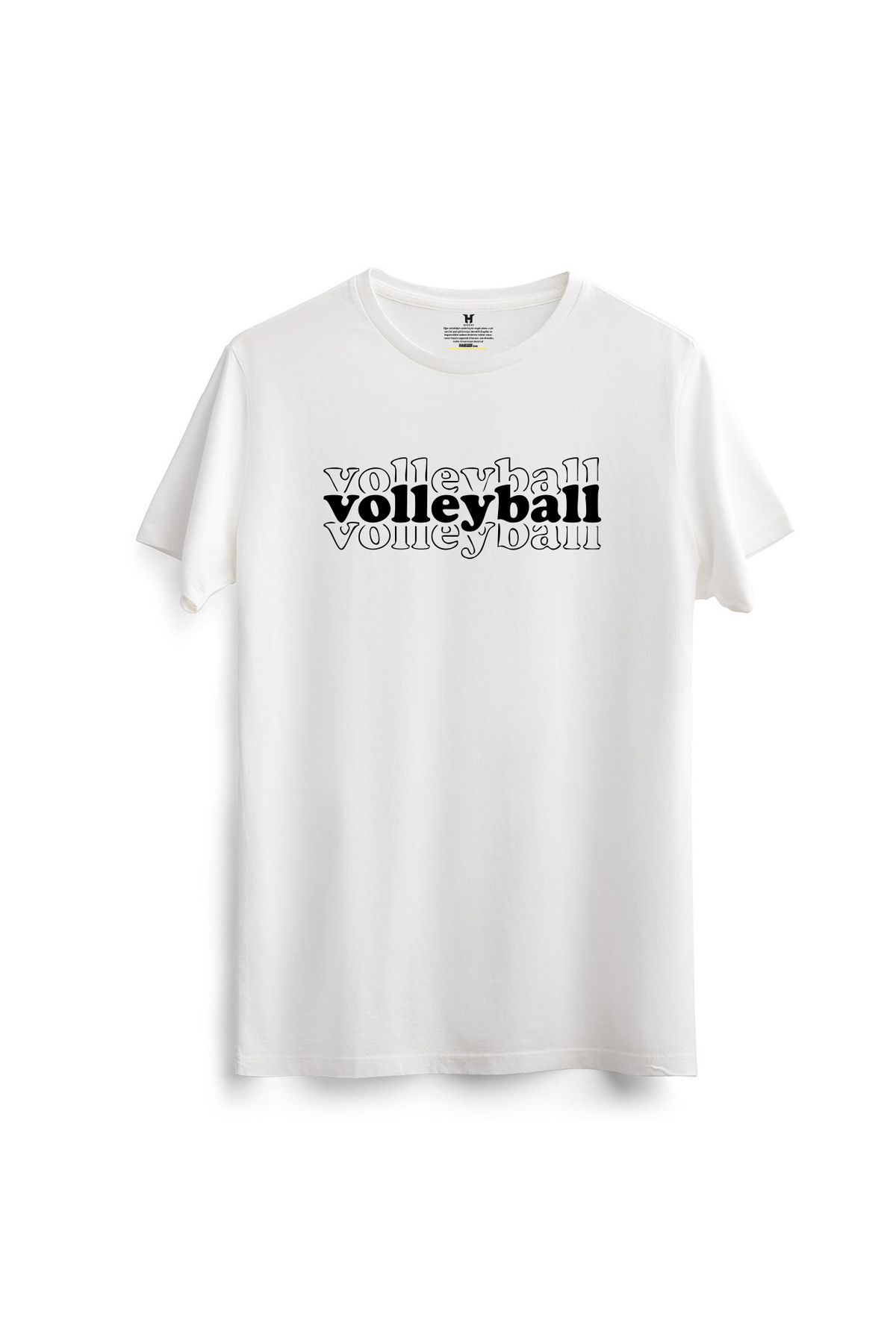 hakuof Pamuklu Voleybol Volleyball Spor Tişört T-shirtü