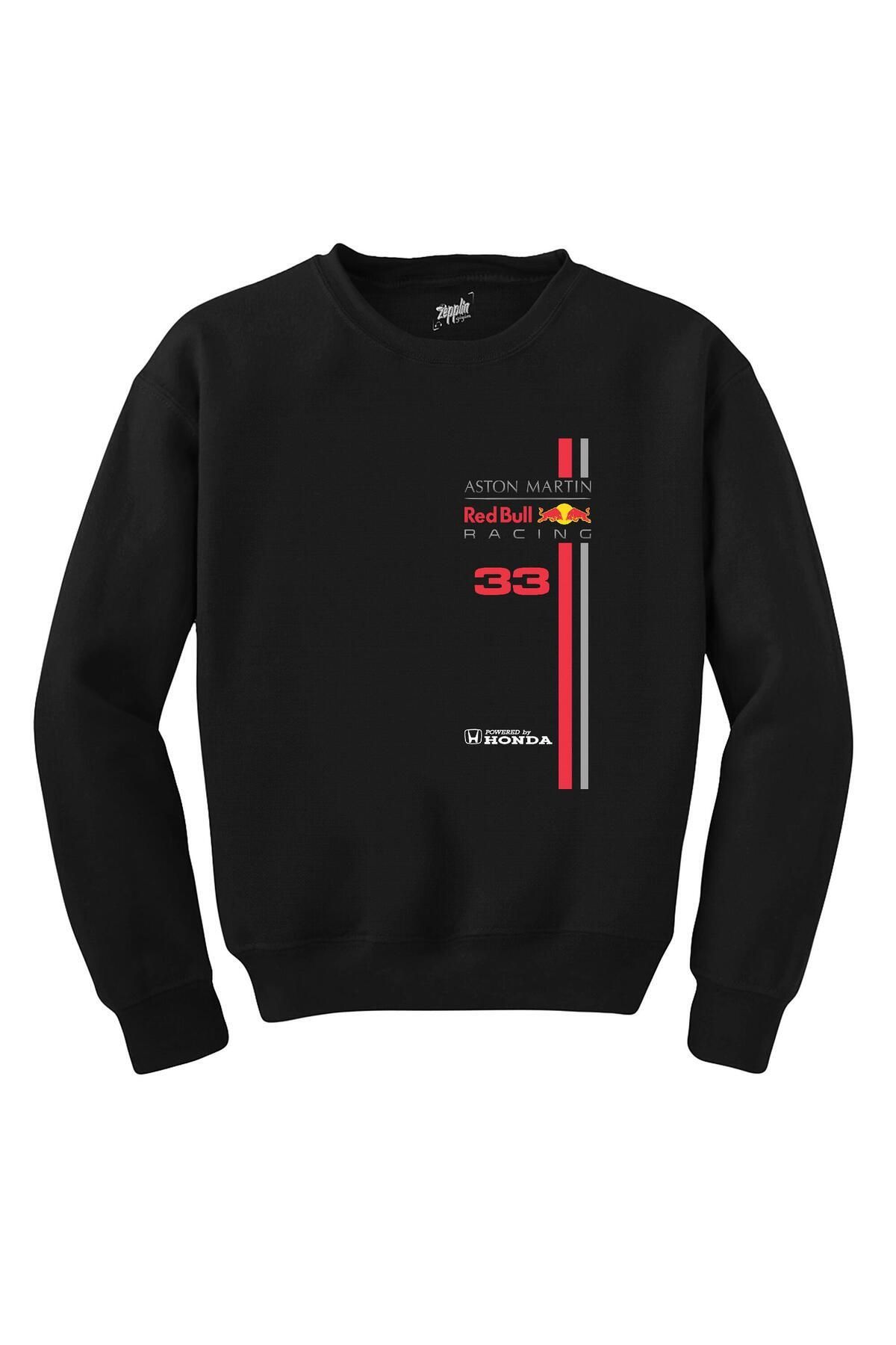 Pisa Art F1 Aston Martin Siyah Sweatshirt