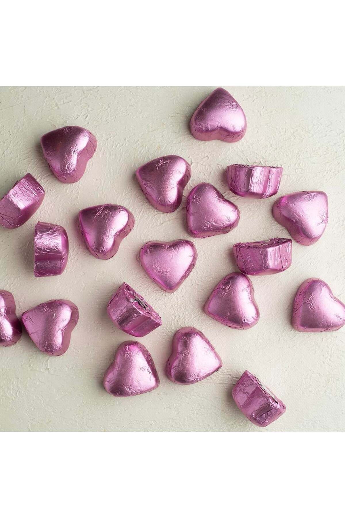 İkizler Pembe Yaldızlı Kalp 1 KG