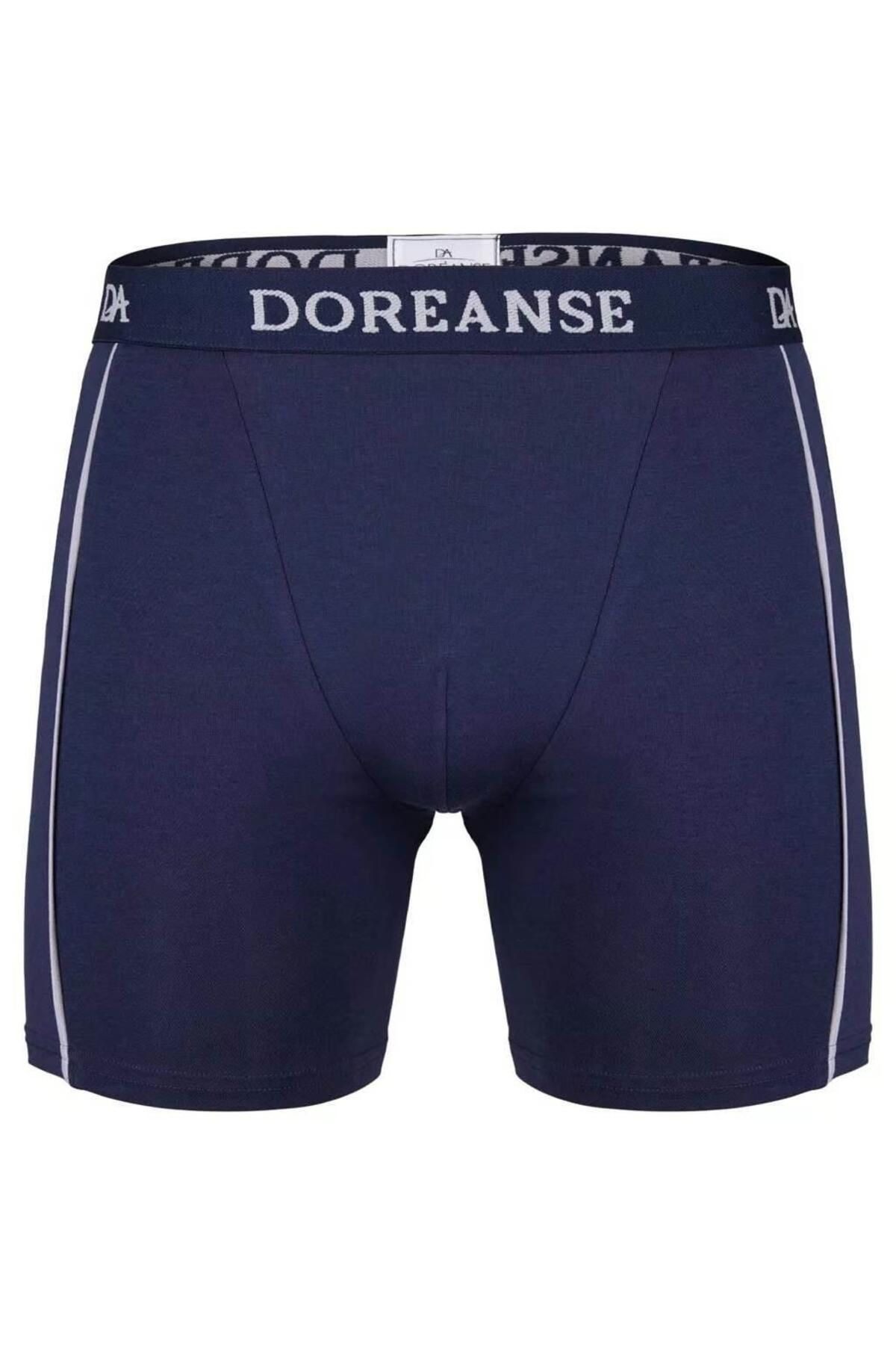 NazikEndam Dore anse Erkek Modal Çizgili Normal Paça Boxer 1780