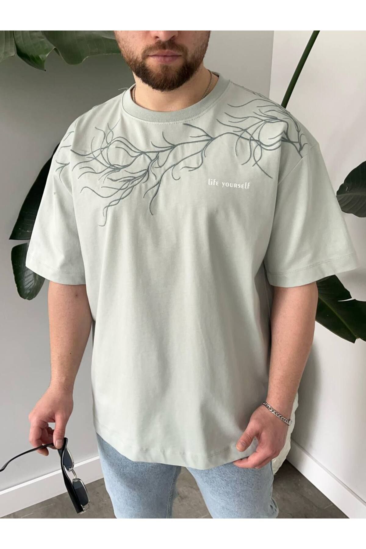 Twentysix NAKIŞ BASKILI T-SHIRT