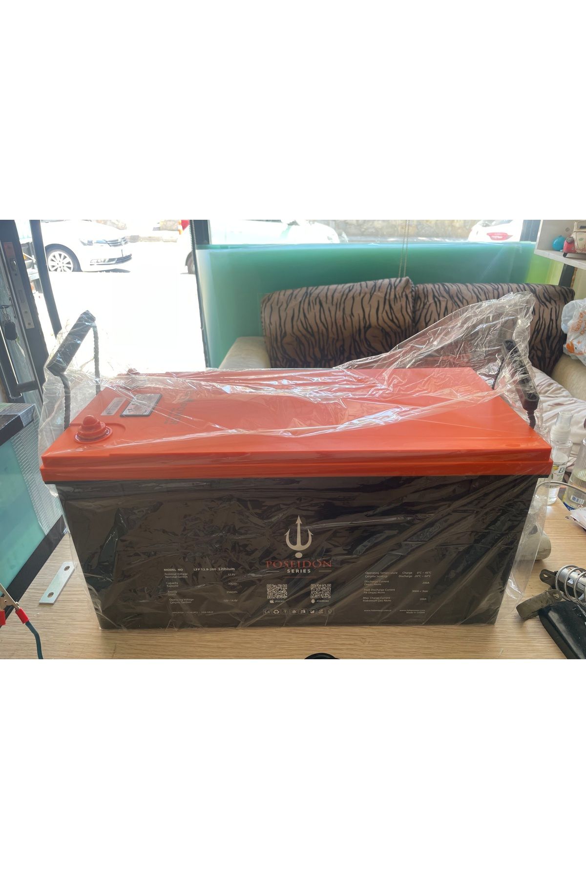 Daly 12V 200Ah LifePo4 Akü Sıfır Bluetoothlu Karavan Uygun
