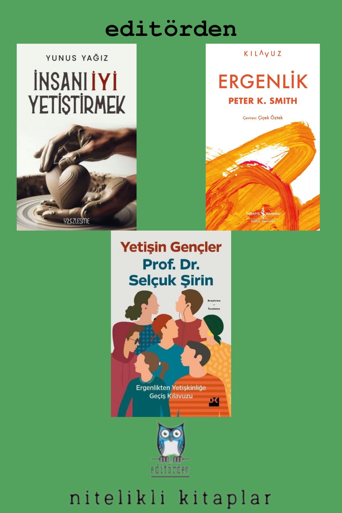 Yüzleşme Yayınları Ergenlik - İnsanı İyi Yetiştirmek / Yunus Yağız - Yetişin Gençler / Selçuk Şirin