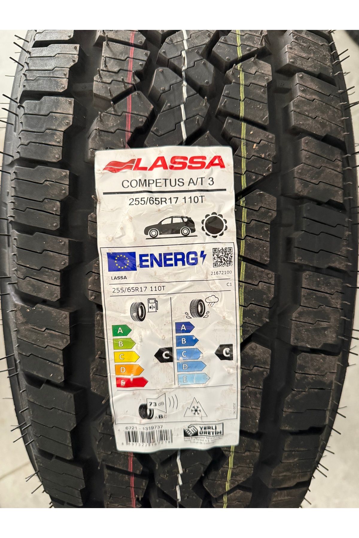 Lassa / 255/65R17 (COMPETUS A/T 3) 2025 YAZ LASTİĞİ