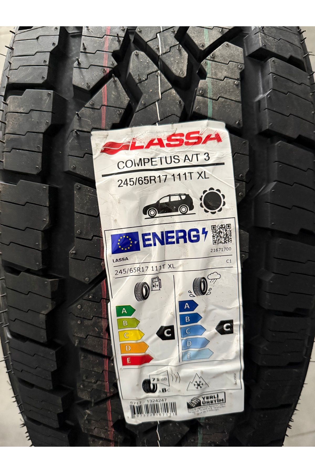 Lassa / 245/65R17 (COMPETUS A/T3) 2025 YAZ LASTİĞİ