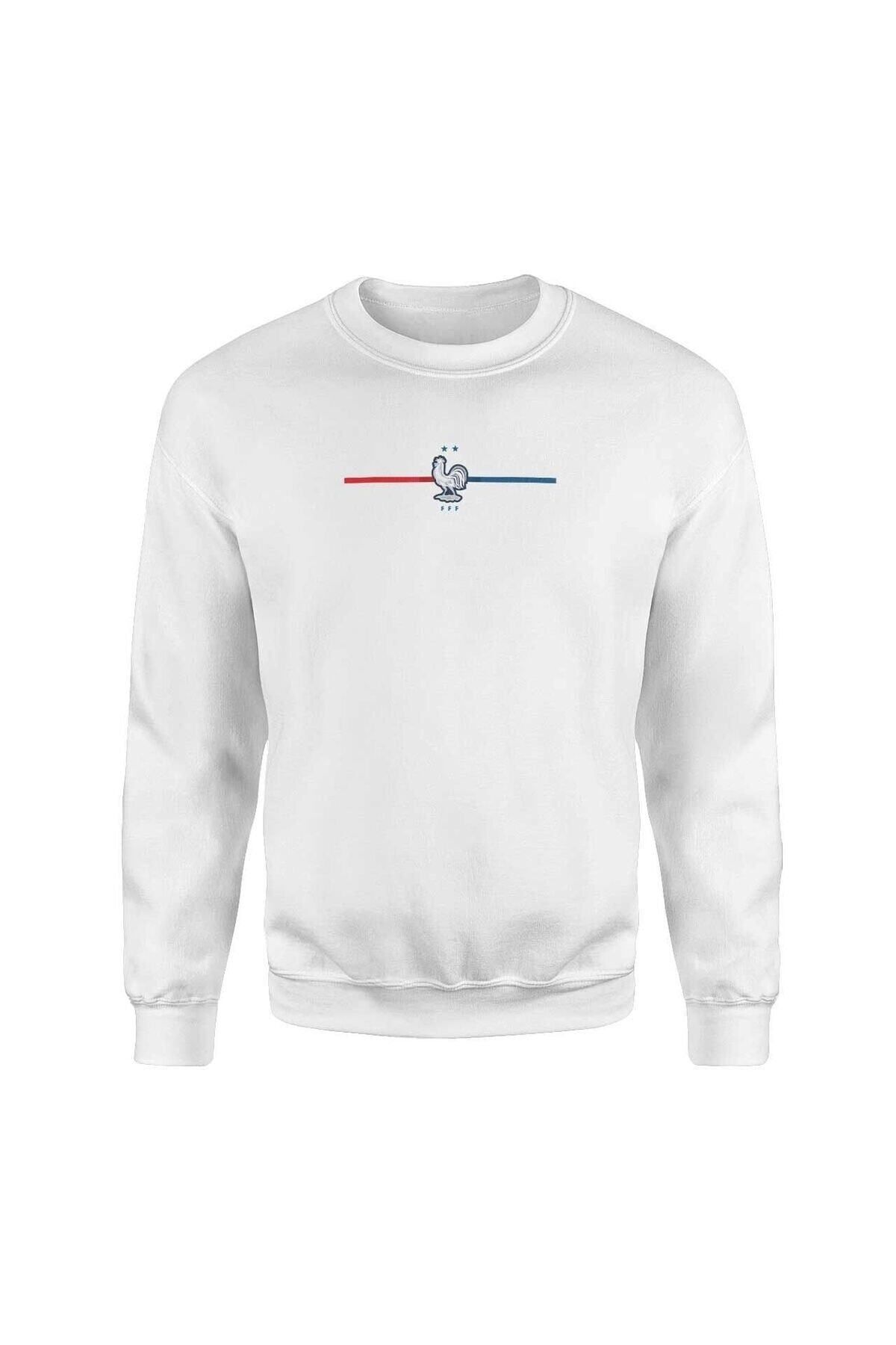 Pisa Art Fransa Beyaz Sweatshirt