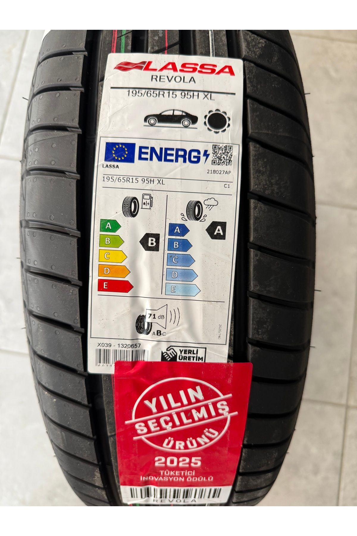 Lassa / 195/65R15 (REVOLA XL) 2025 YAZ LASTİĞİ