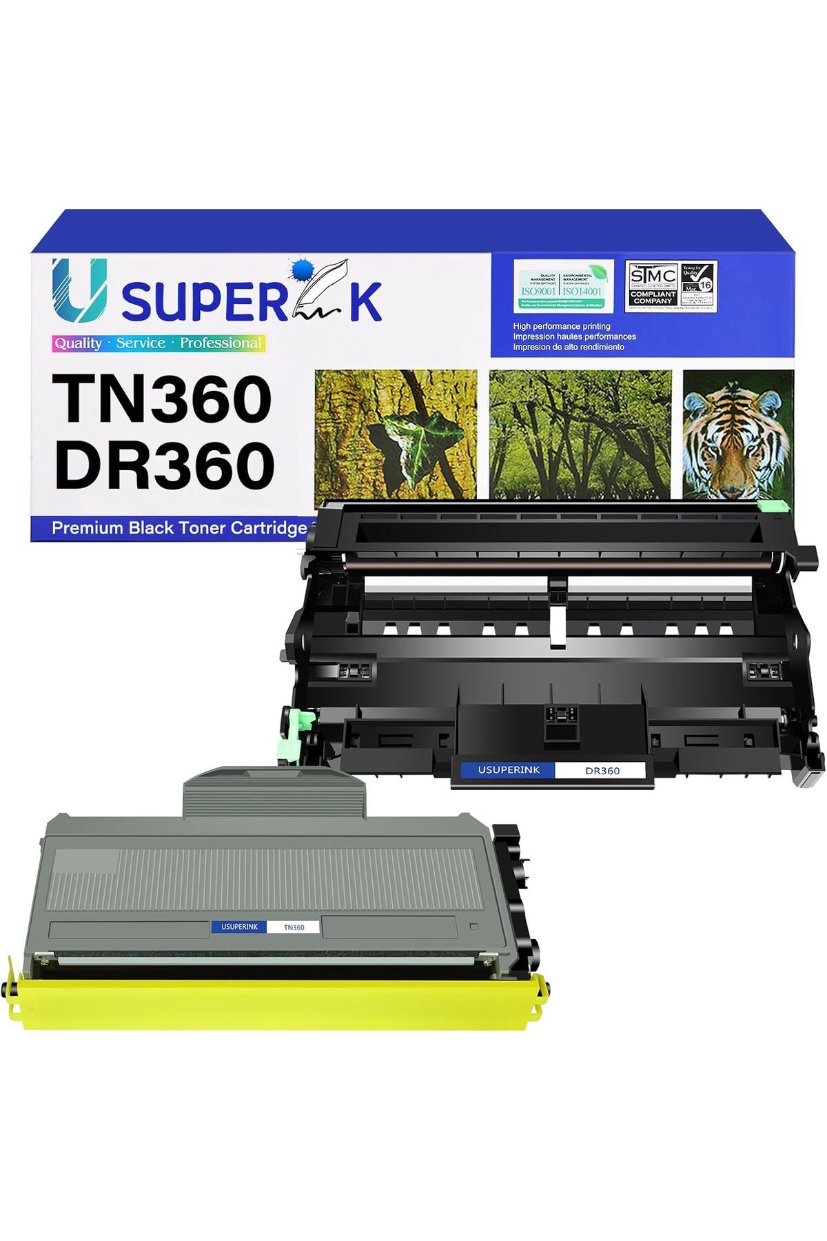 Brother DCP-7030 DCP-7040 HL-2140 HL-2150N HL-2170W MFC-7340 MFC-7840W MFC-7440N MFC-7345 (1 Drum,1 Toner)