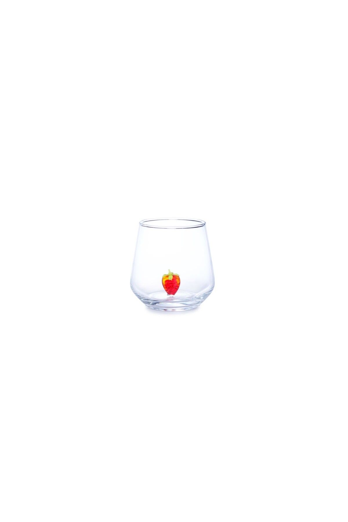 FernCo Bon App Collection Espresso Glass Strawberry