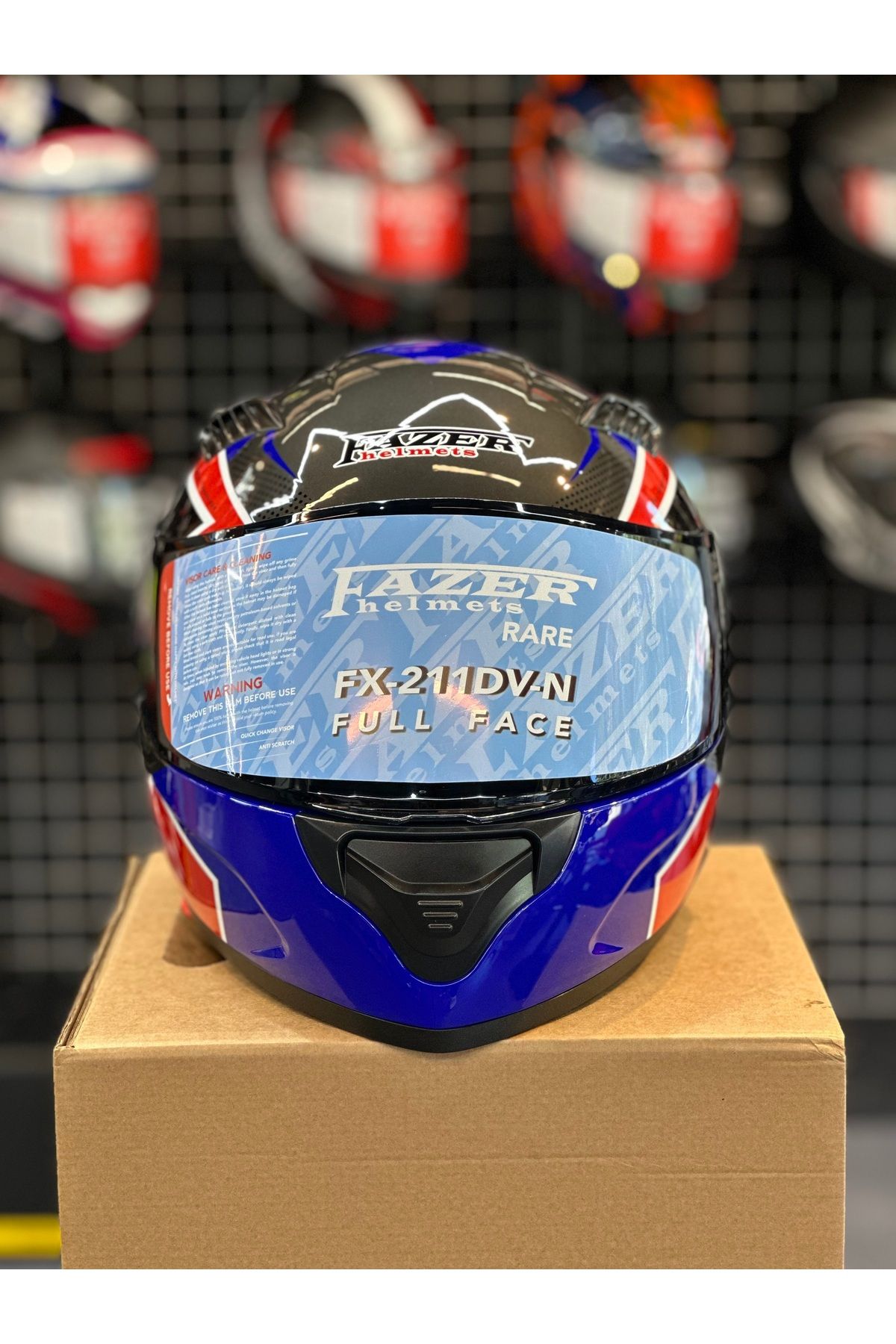 RSV HELMET RSV Fazer Fx211 Full Face ECE 22.06 Sertifikalı Motosiklet Kaskı
