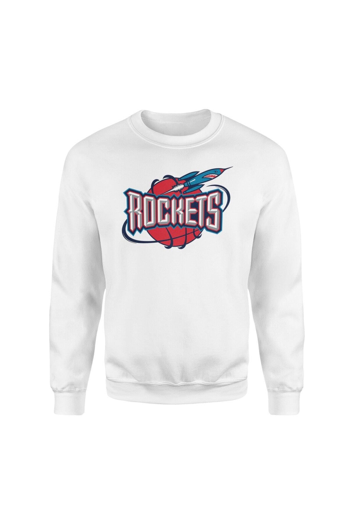 Pisa Art Houston Retro Beyaz Sweatshirt