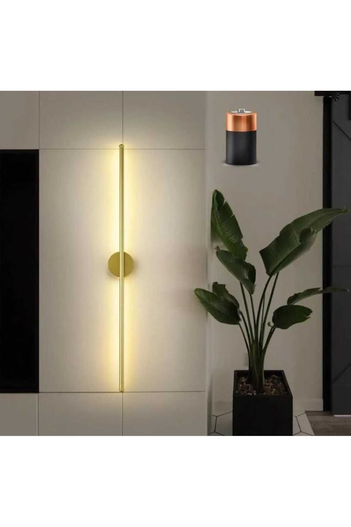 SerenityHaven Modern Dekoratif Pilli Led Duvar Aplik Eskitme 70 Cm ( 1 Adet )