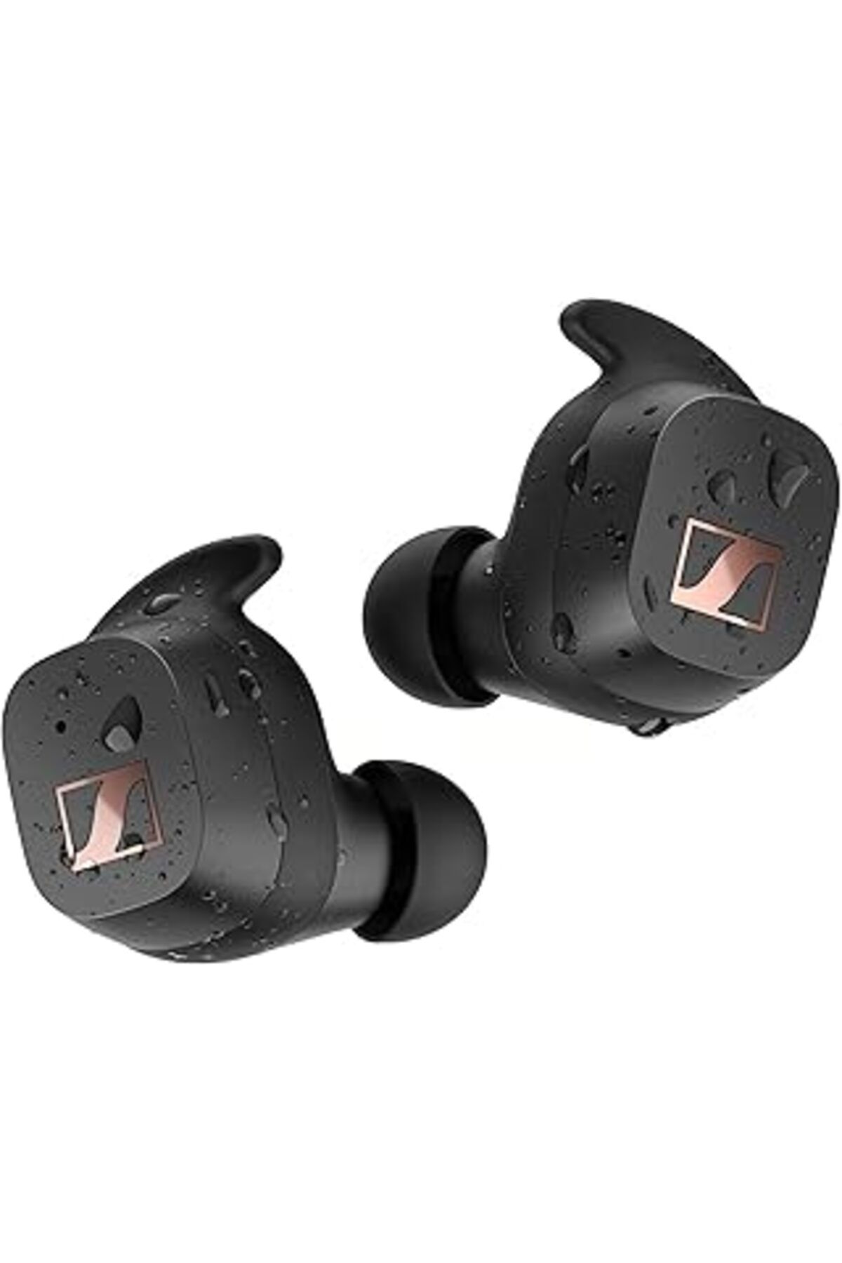 Mu Art Ahşap Sennheiser Sport True Wireless - Kulak İçi Bluetooth Kulaklık - Adaptif Akustik, 27 Saate Kadar Din