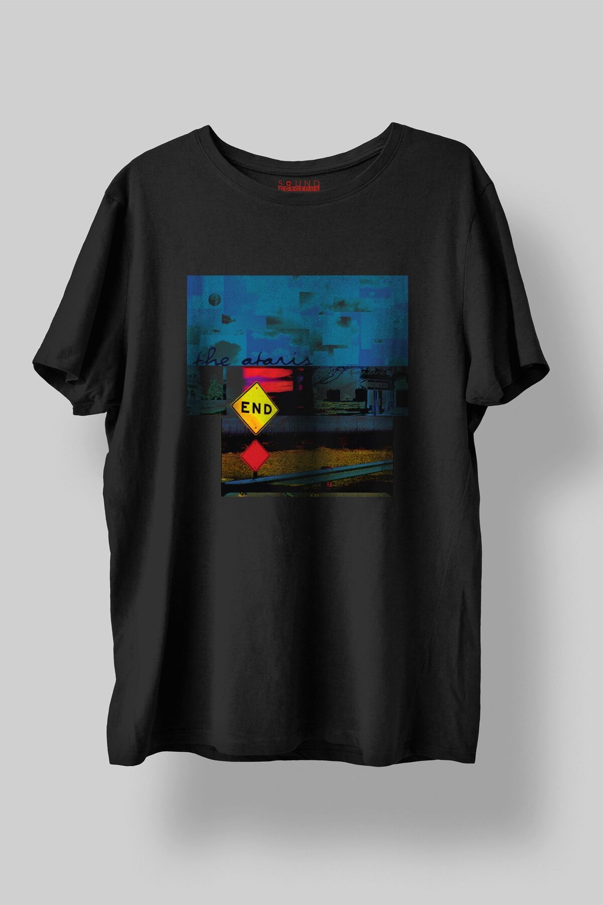 Sound Gorgeous The Ataris Baskılı Regular Fit Unisex Siyah T-Shirt %100 Pamuk No:625