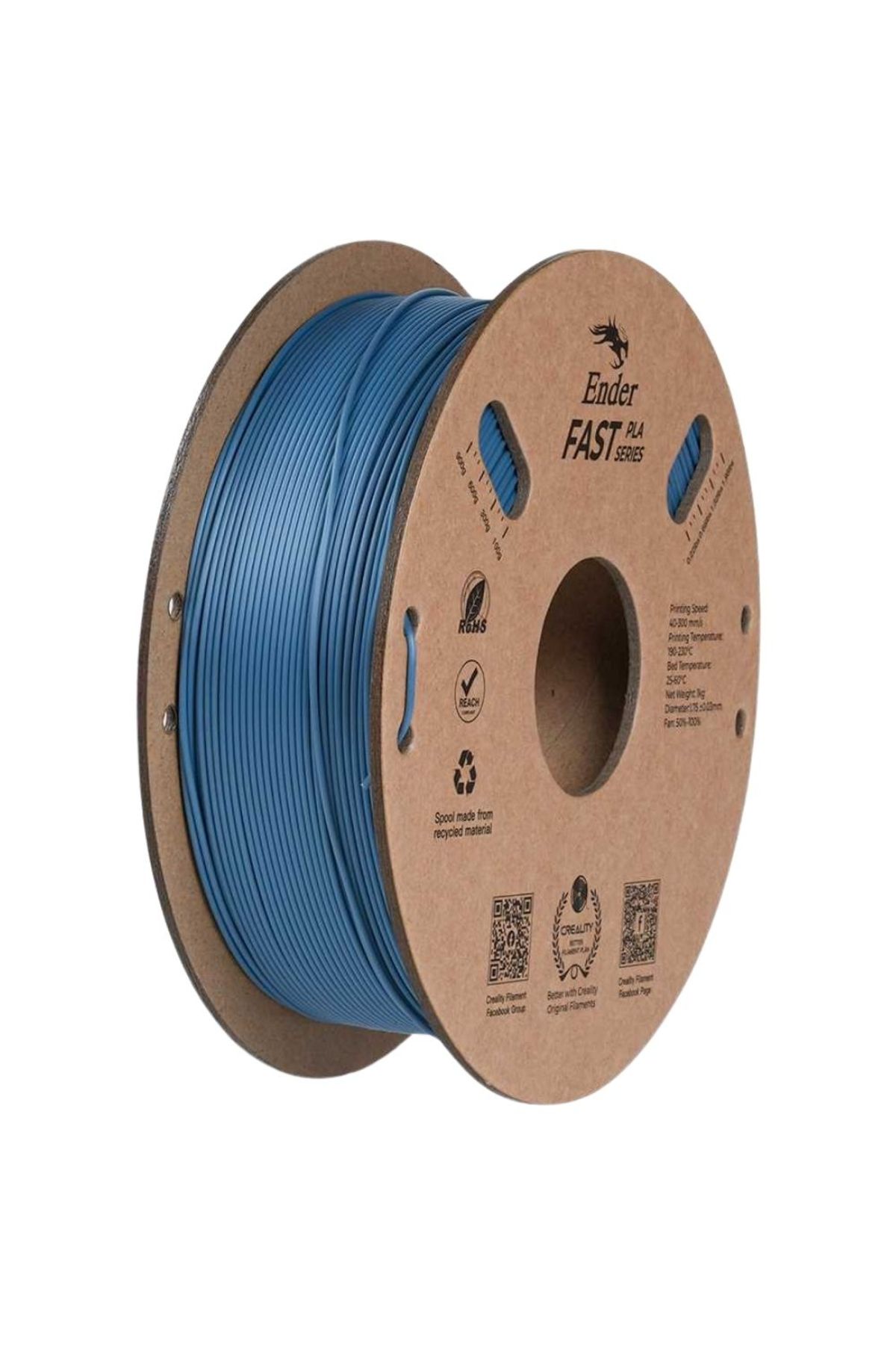 Creality Ender Fast PLA 1.75 mm 1 Kg Gri Filament
