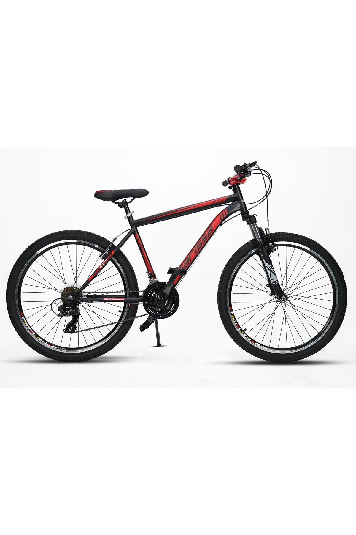 SARİSSA BİSİKLET Sarissa Moon 26" Jant Ön Amortisörlü Shimano 21 Vites Wake Gidon V Fren Dağ Bisikleti Siyah Kırmızı