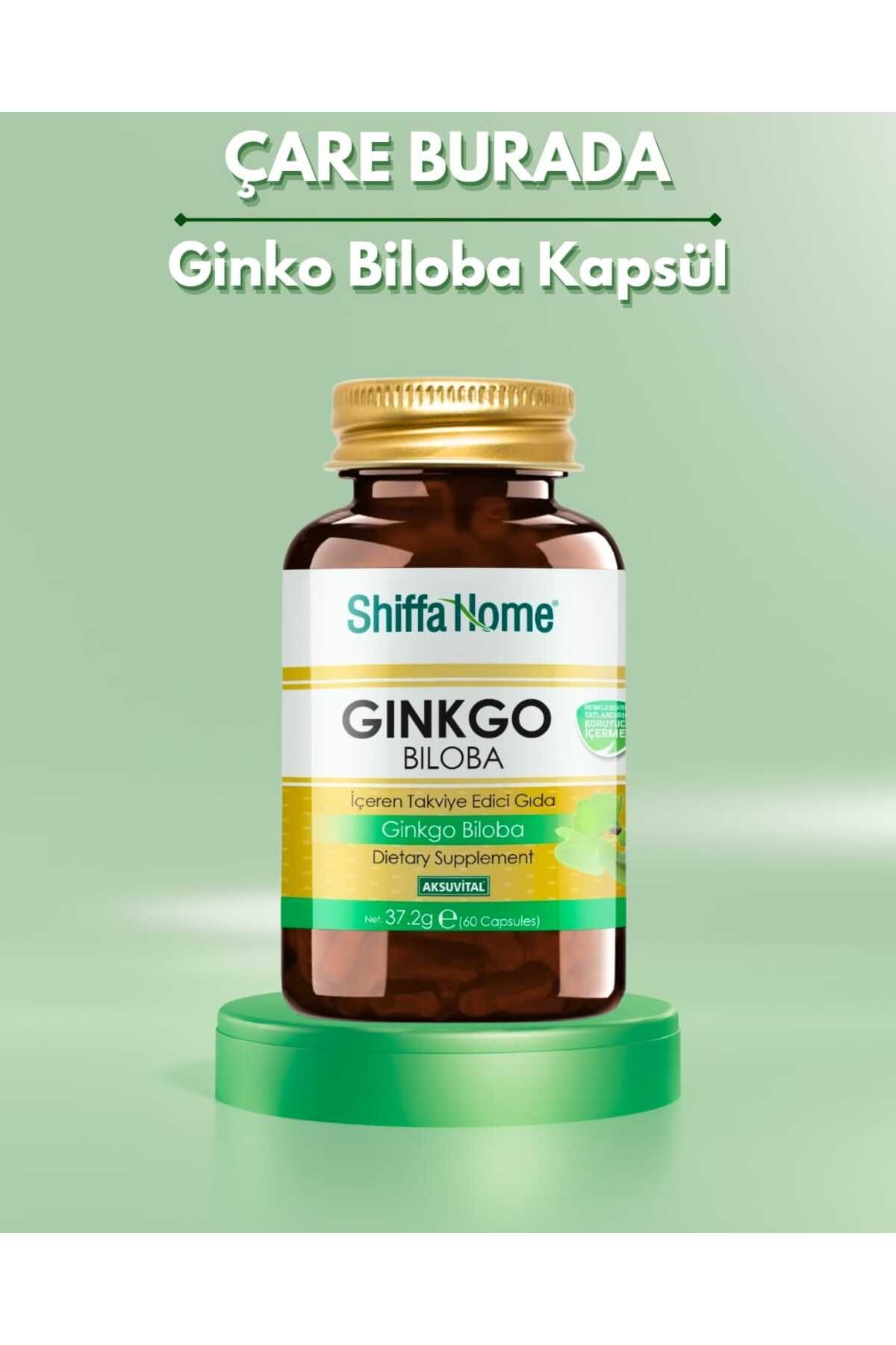 Çare Burada Ginkgo Biloba Kapsül (60 Kapsül)