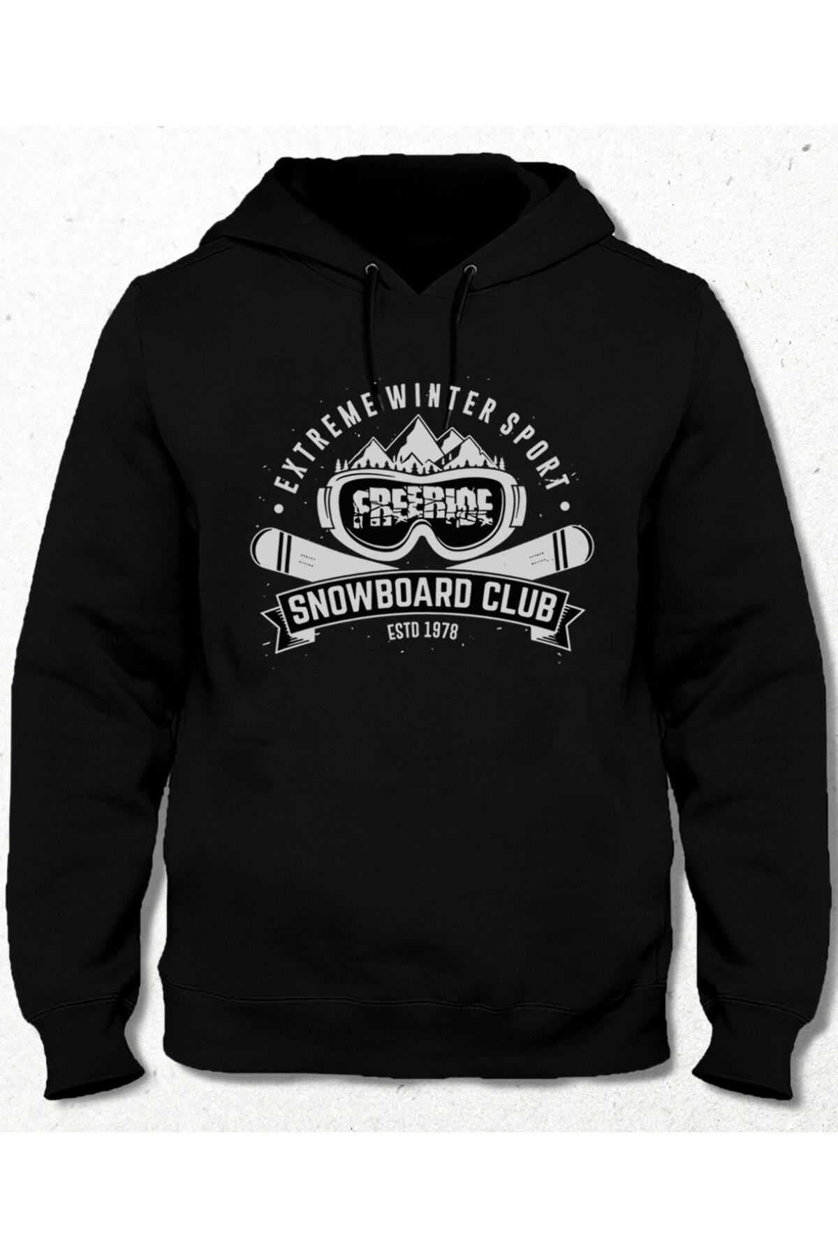 Pisa Art Kraw Maga Siyah Cepsiz Kapşonlu Sweatshirt