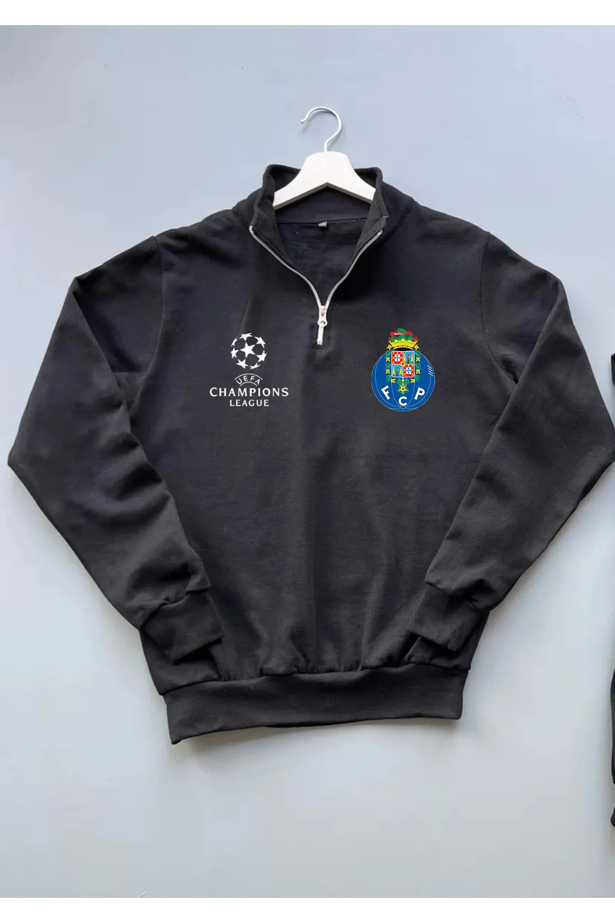 Pisa Art CHAMPİONS LEAGUE PORTO F.C DİK YAKA SWEATSHİRT UNİSEX ÖZEL TASARIM