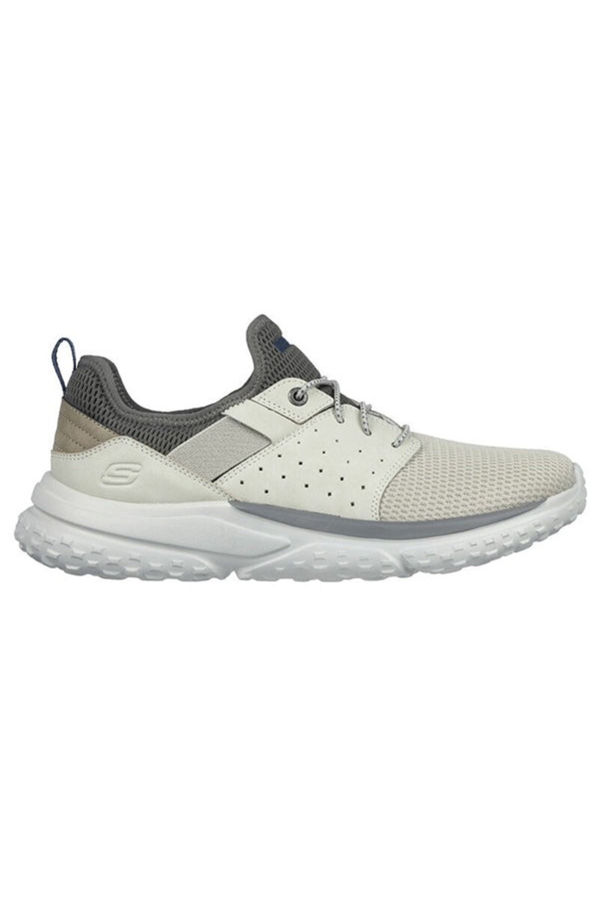 SKECHERS 210553-LTGY Solvano Caspian Erkek Gri Sneaker Günlük Spor Ayakkabı