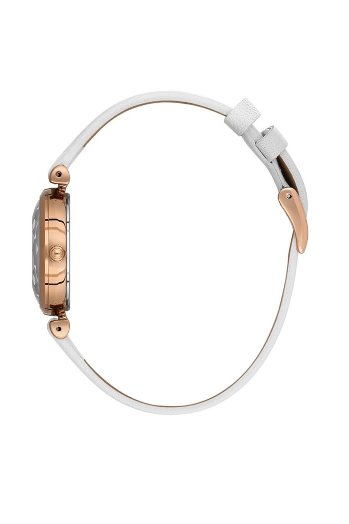 Daniel Klein-Dk101-Dk.1.13919-6 White Leather Cord Women Wrist Watch 2