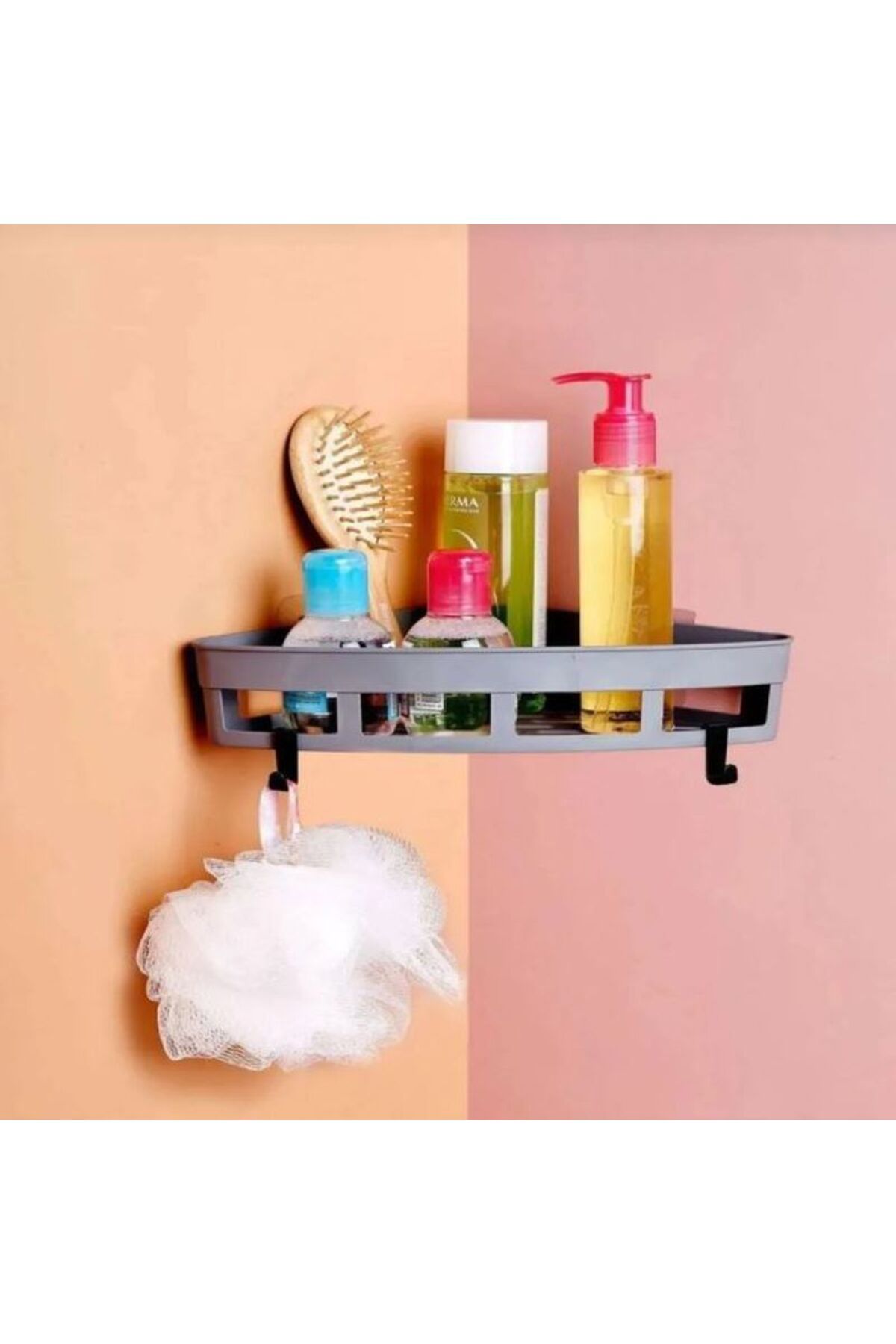 Saint Belisama Concept Üçgen Köşelik Banyo Rafı Banyo Düzenleyici Duş Rafı Mutfak Organizeri