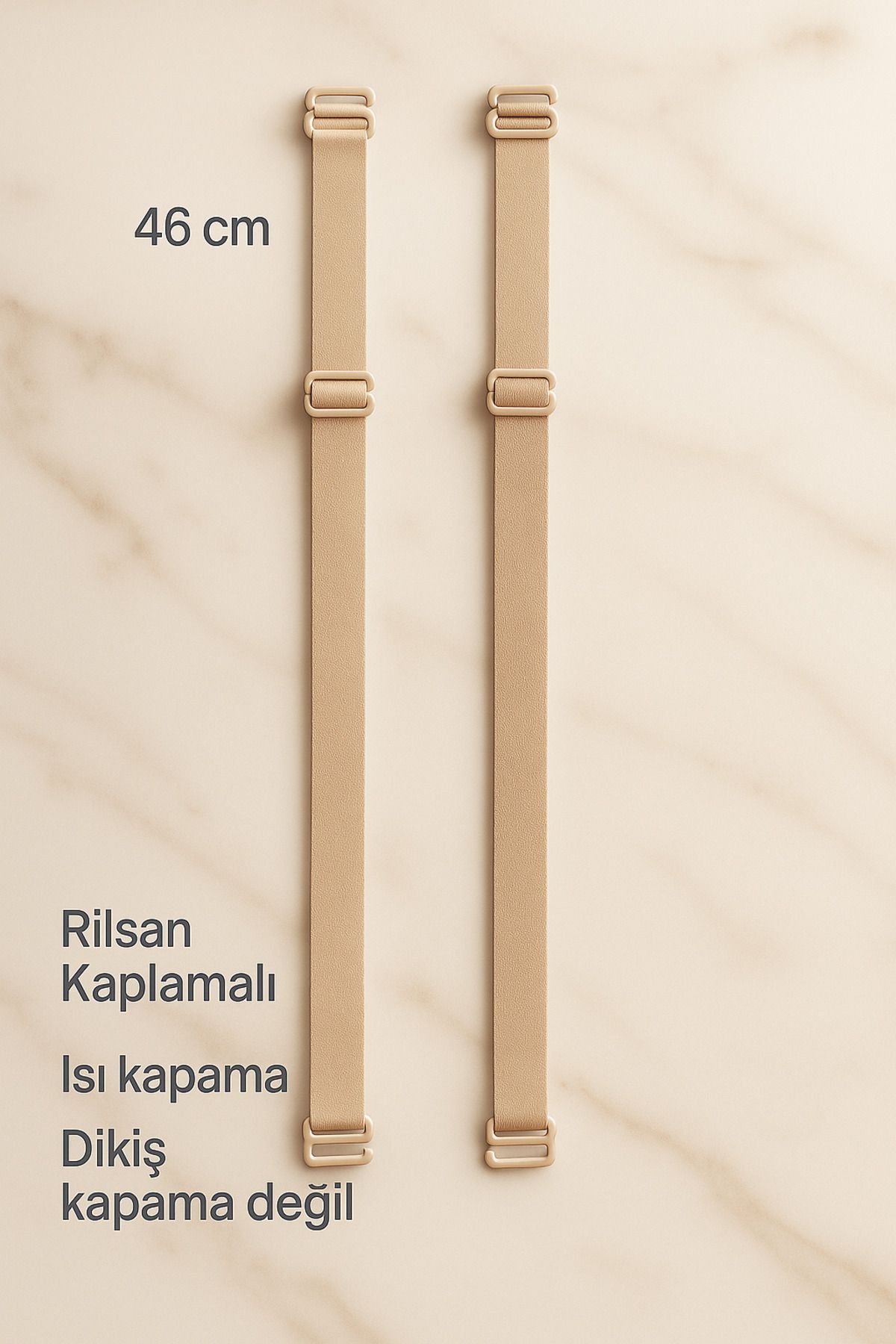 Urrenn Çıkarılabilir Sütyen Askısı 3 Renk Seçenek – Kaplamalı , Ayarlanabilir, Dayanıklı, Şık (46 cm)