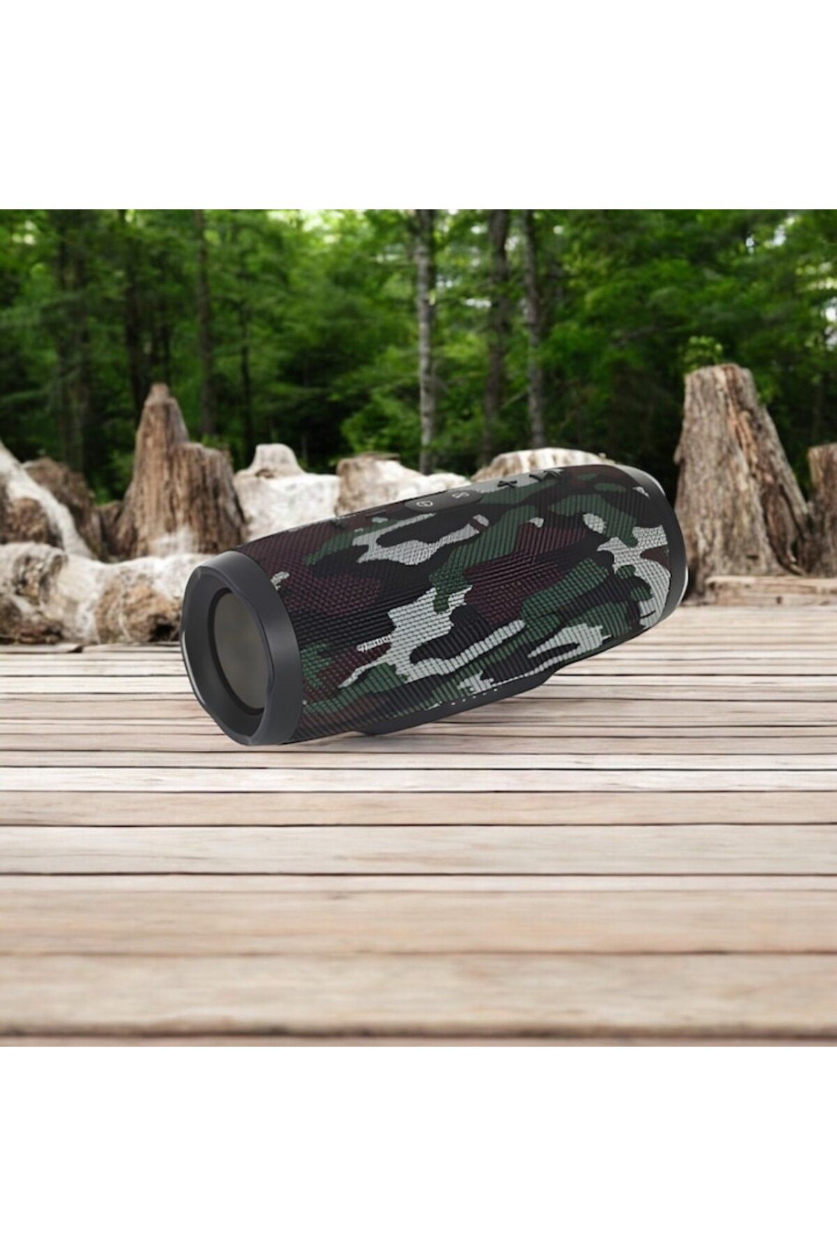 HOZRO-Portable Speaker Hozro, Charge 3, Bluetooth, USB, Aux, Radio, Power Bank Function, Army Design 3